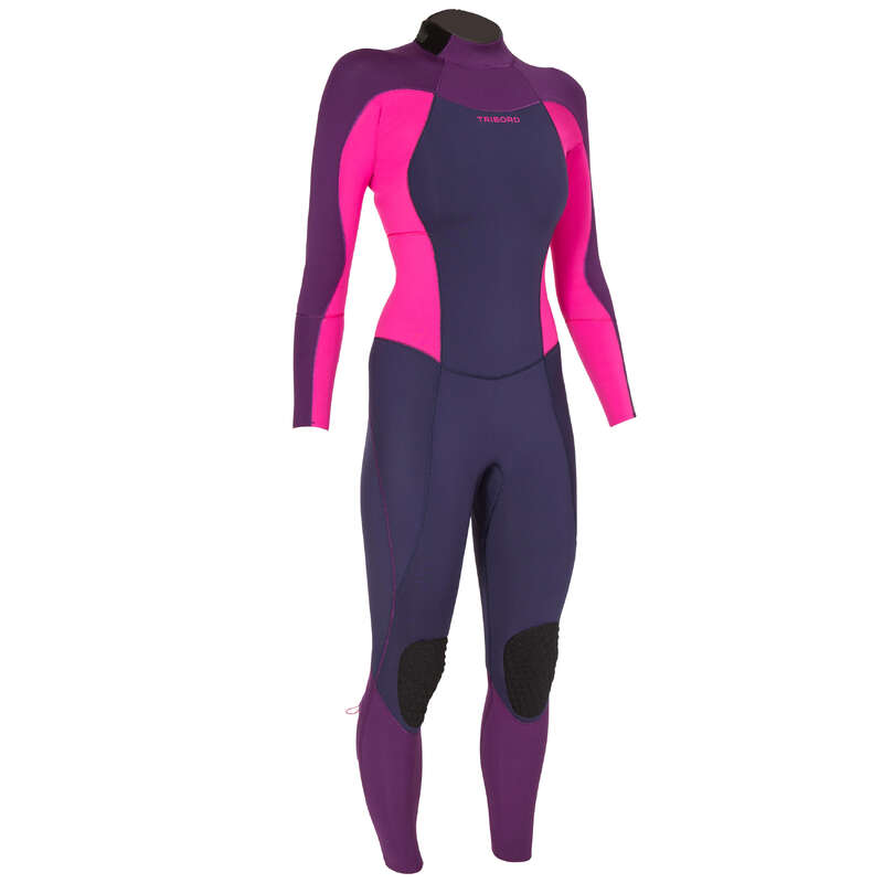 OLAIAN 900 Women's 3/2 mm Neoprene Surfing Wetsuit Fuchsia...