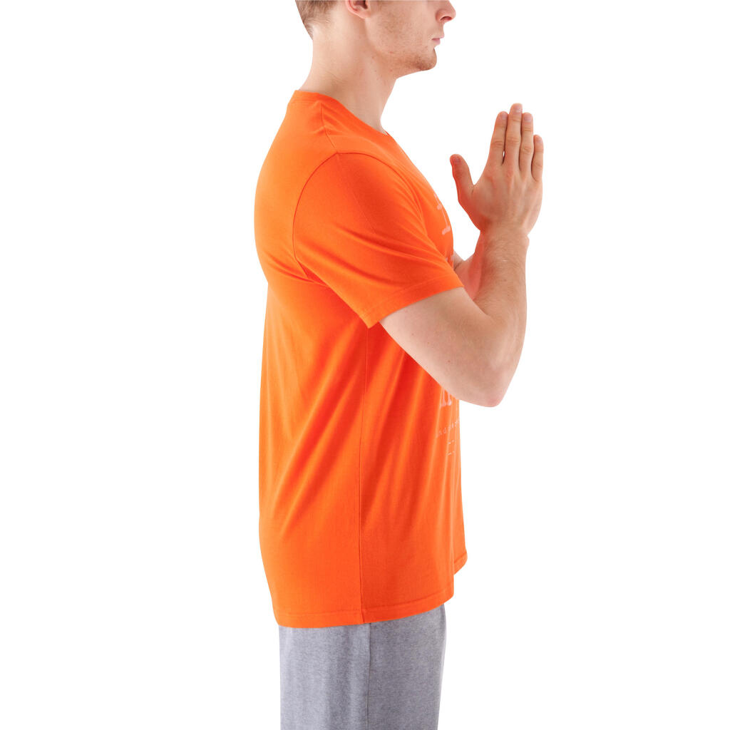 T-Shirt Sportee Herren, orange, bedruckt