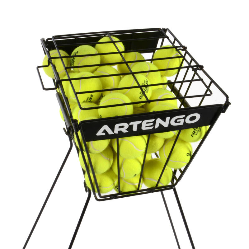 PRODUCTO OCASIÓN: CESTA PARA PELOTAS TENIS NEGRO