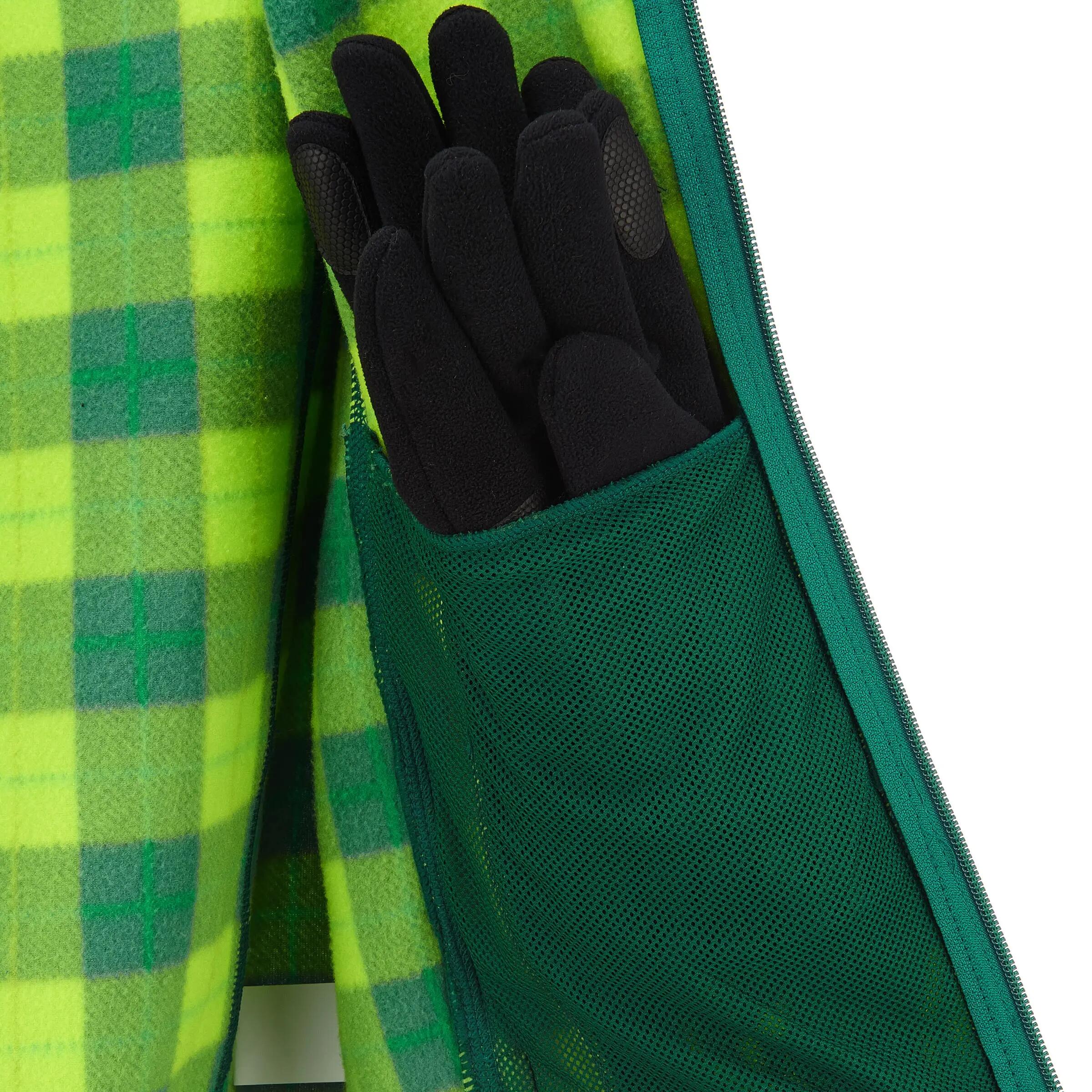 Forclaz 200 Men's Hiking Fleece - green check 4/12