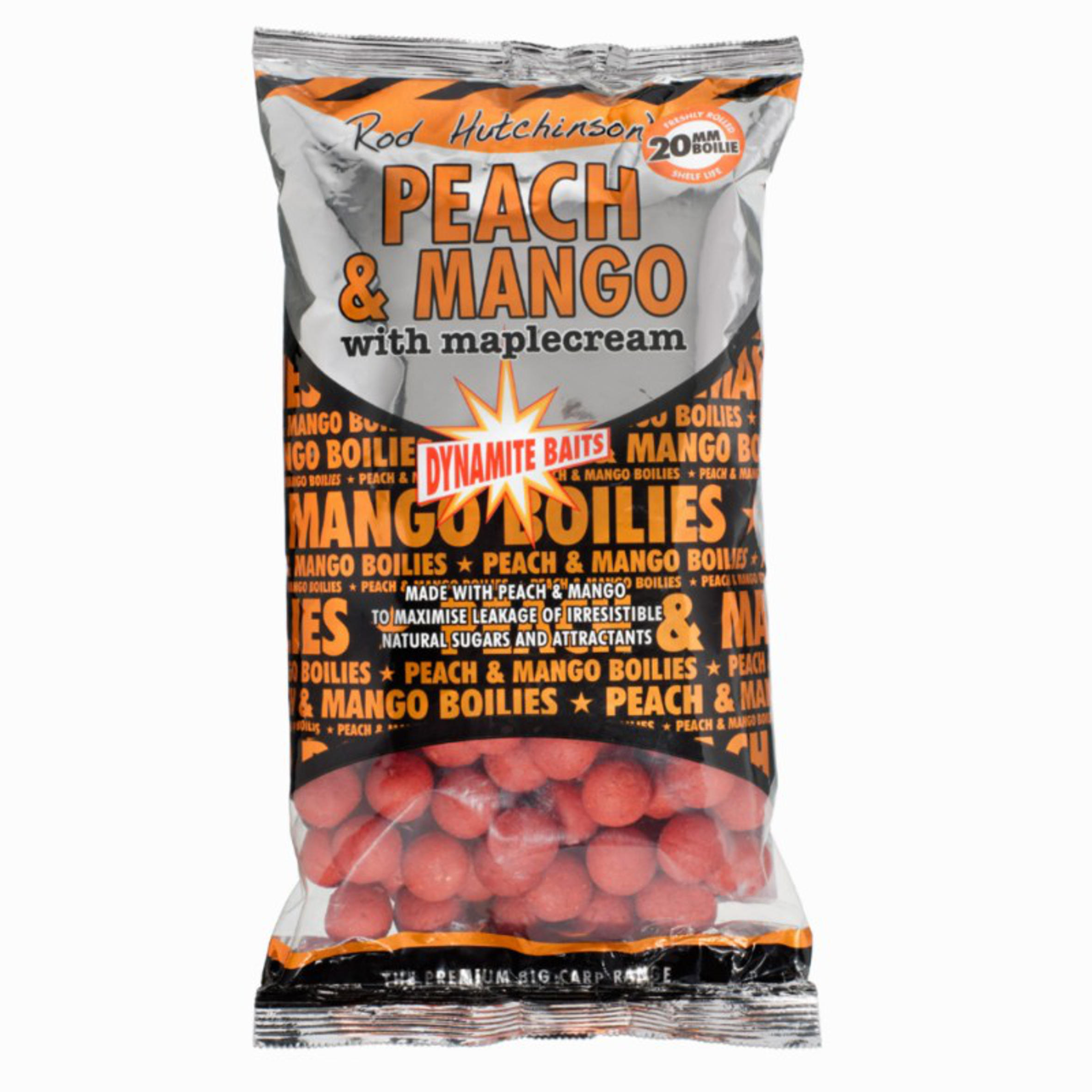 Dynamite Baits Peach & Mango Shelf Life Boilie 1kg - Carp Fishing Tackle  from North East Tackle Supplies UK
