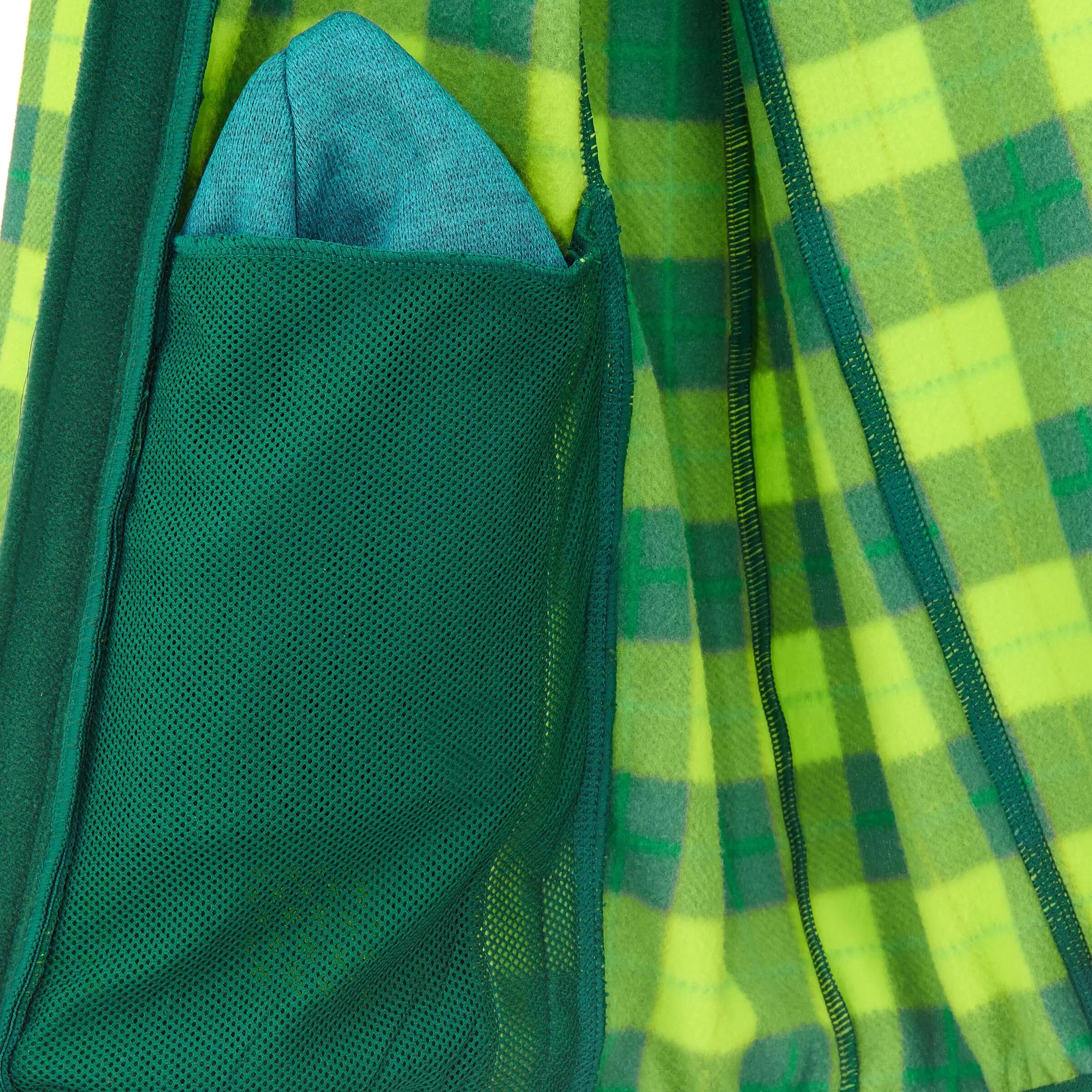 Forclaz 200 Men's Hiking Fleece - green check 3/12