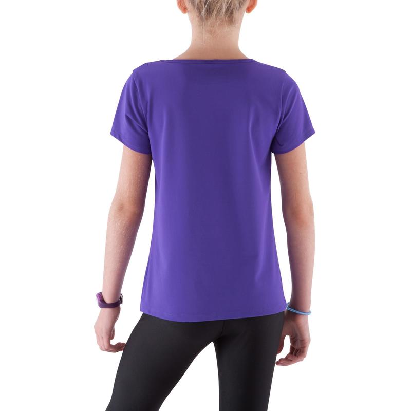 tee shirt violet decathlon