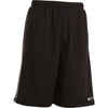 Basketball-Wendeshorts Reversible Strong Erwachsene schwarz/grau