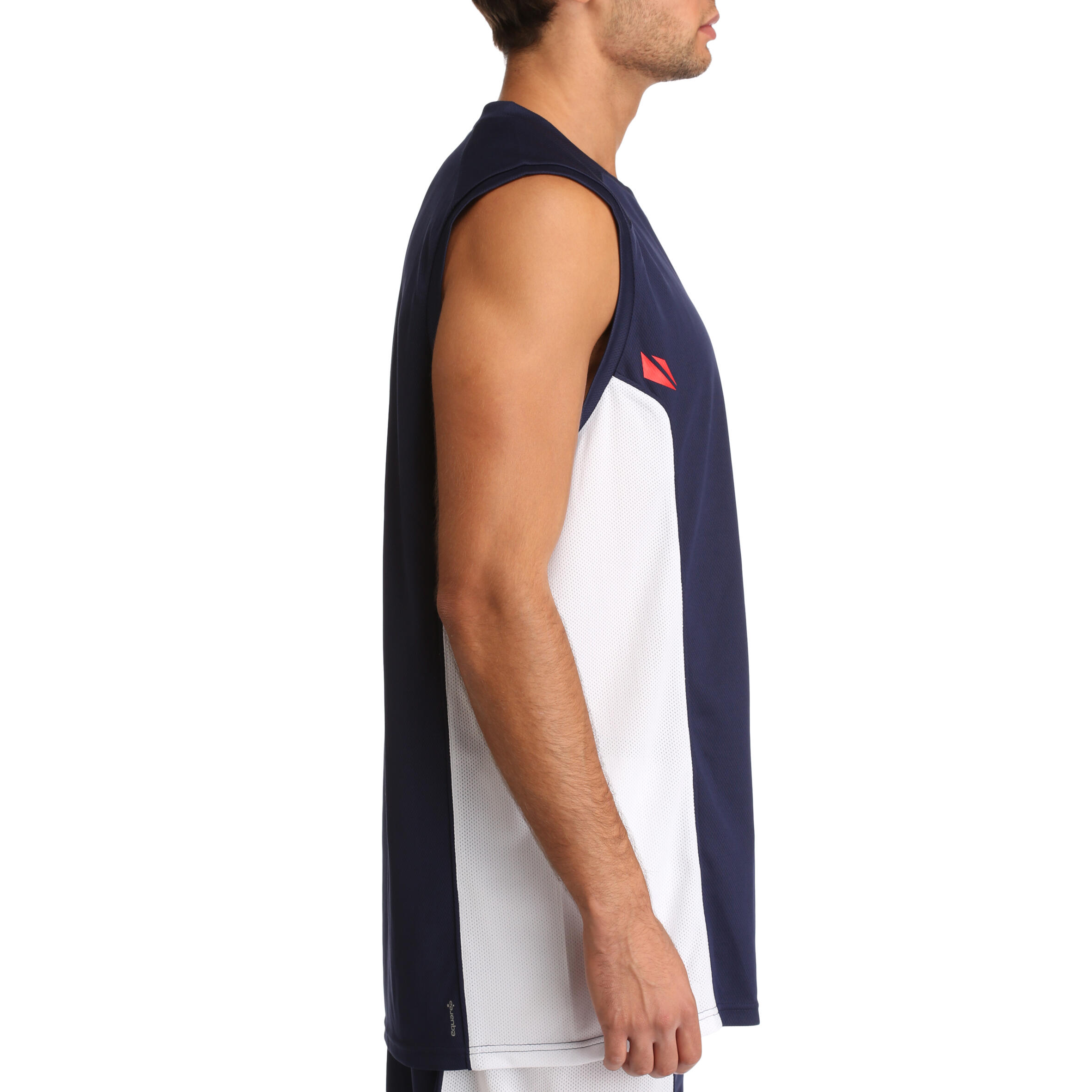 Evo Men's Basketball Jersey Blue White 3/8
