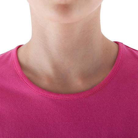 Girls' Short-Sleeved Gym T-Shirt - Pink