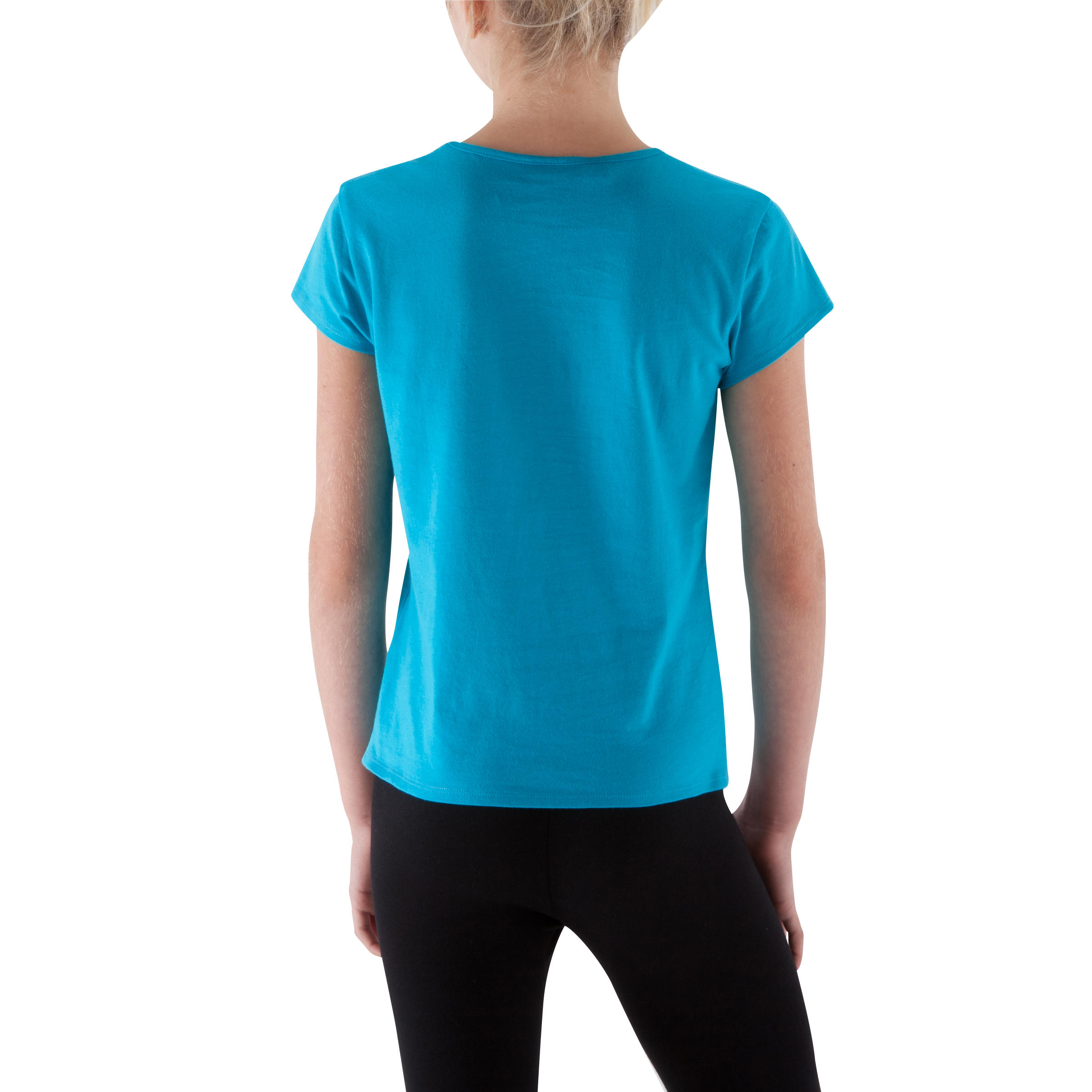 Girls' Gym T-shirt - Blue 10/12