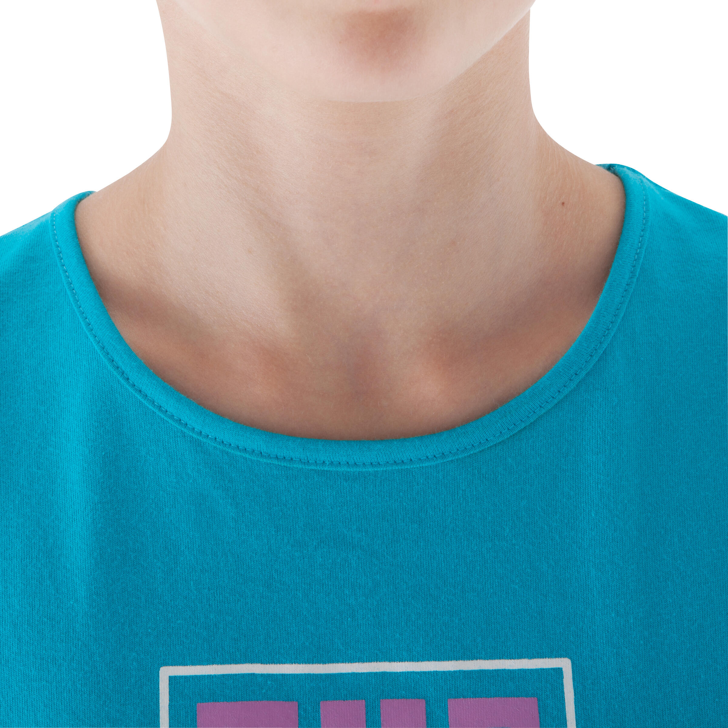 Girls' Gym T-shirt - Blue 12/12