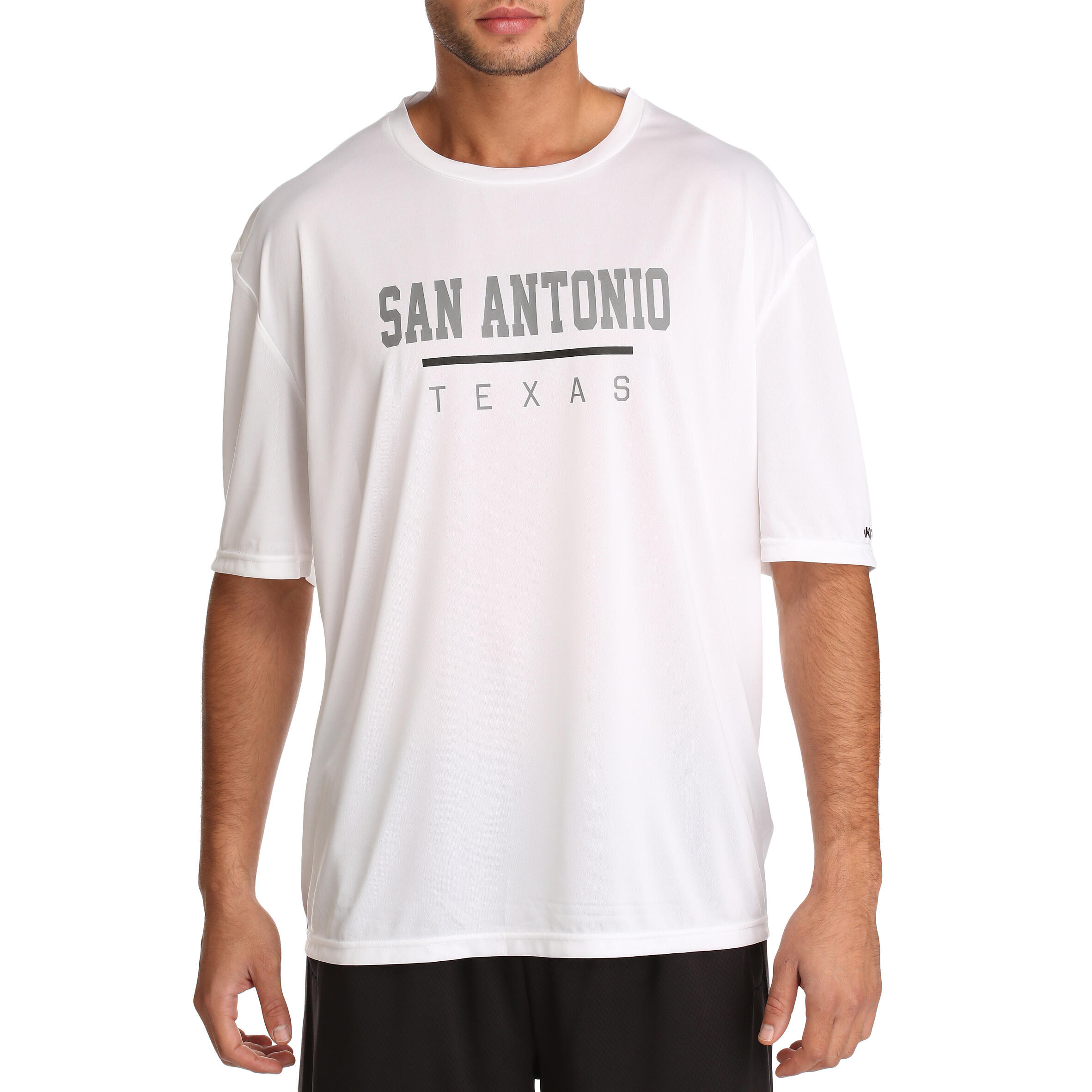 FAST San Antonio Adult Basketball T-Shirt White 2/6