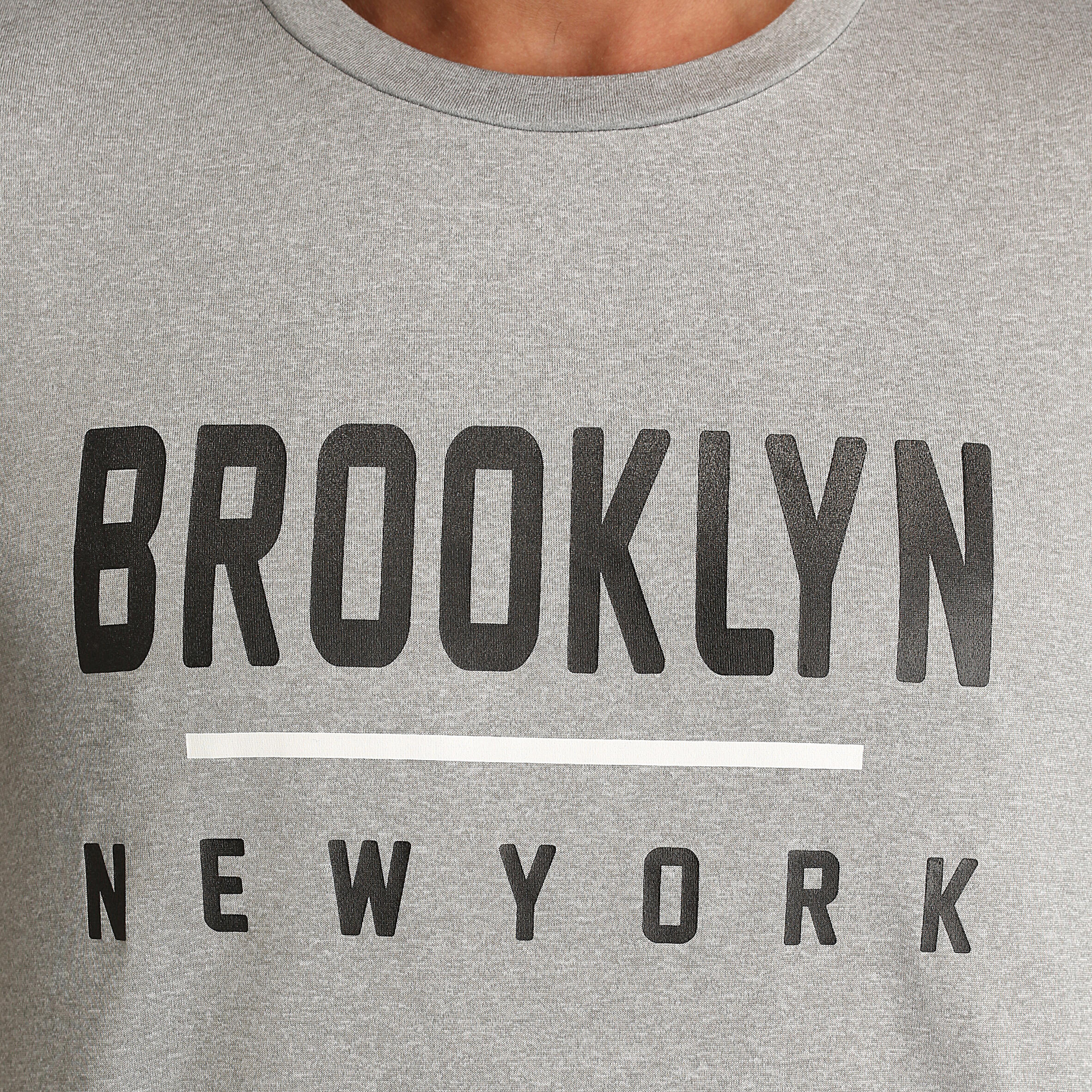 Fast Brooklyn Men's Basketball T-Shirt - Grey 2/7