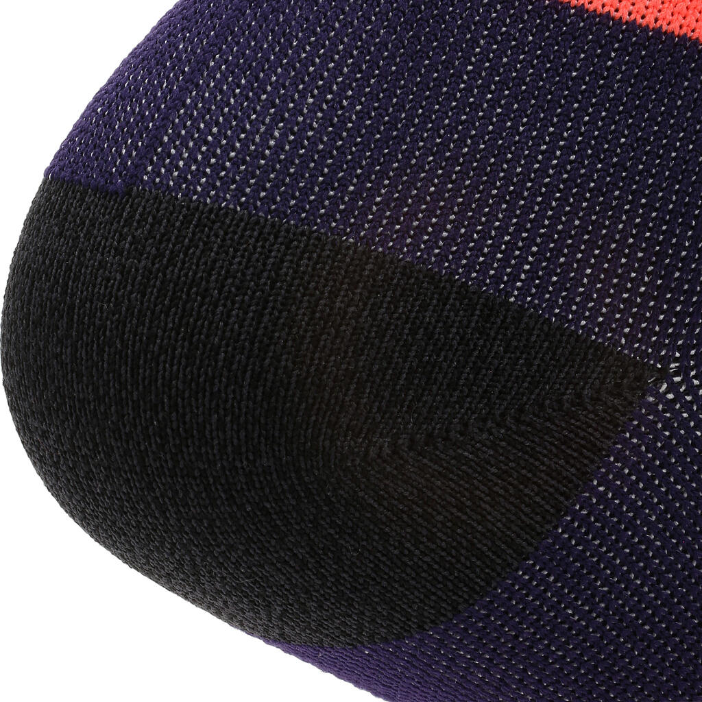 Bežecké ponožky RUN900 Strap hrubé čierne