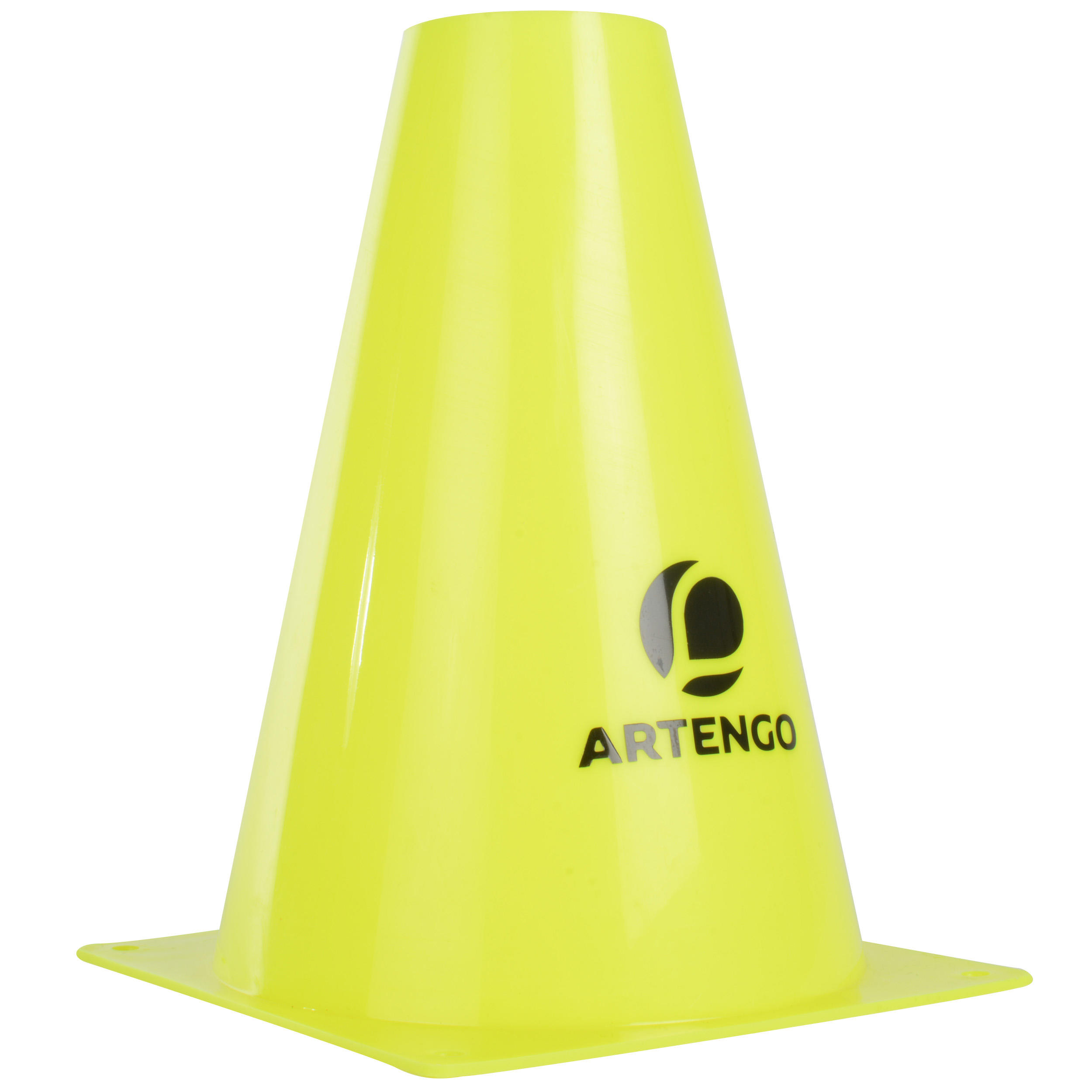 PACK DE 6 CONOS DE DELIMITACIÓN 19 cm PARA PISTA DE TENIS  3/5