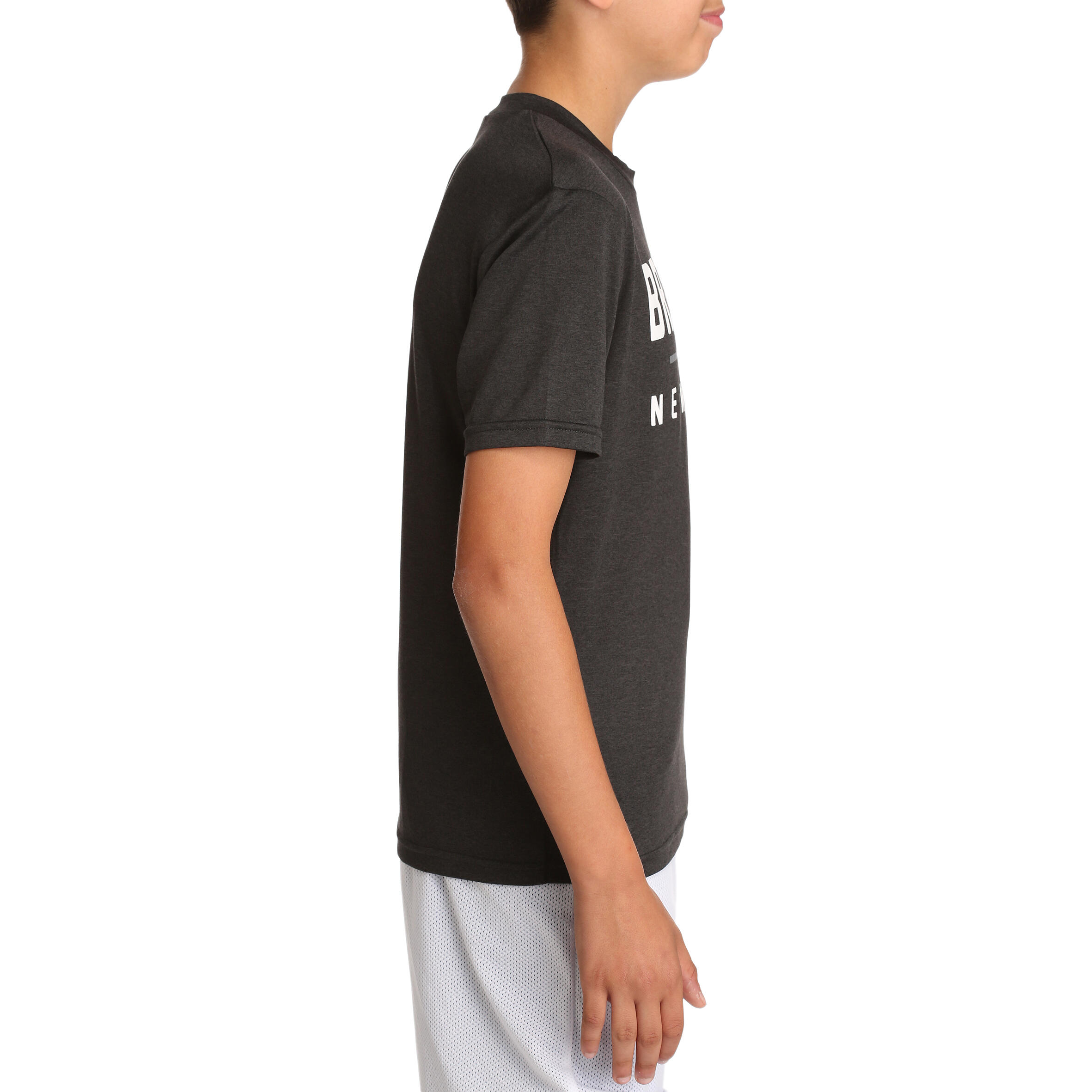 Fast Brooklyn Kids Basketball T-shirt - Black 4/6