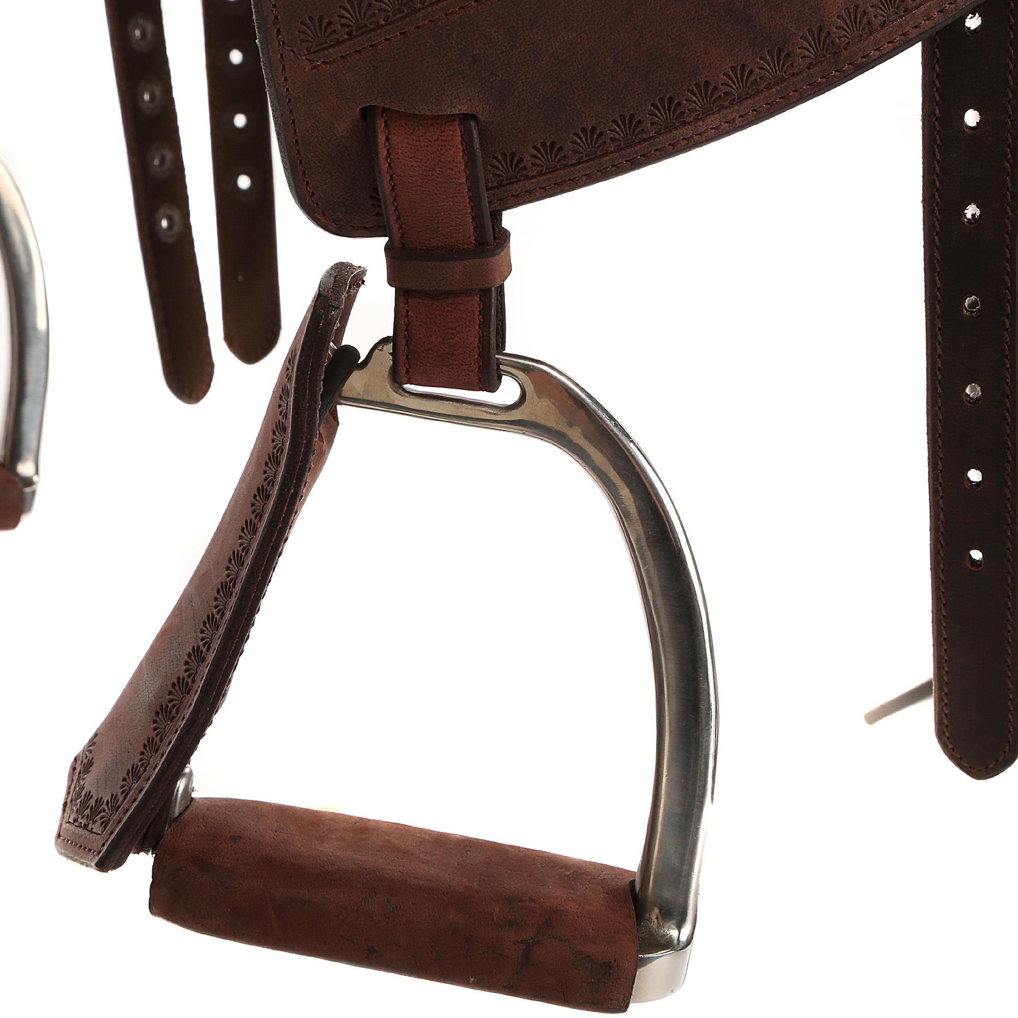 Horse riding saddle - Escape brown