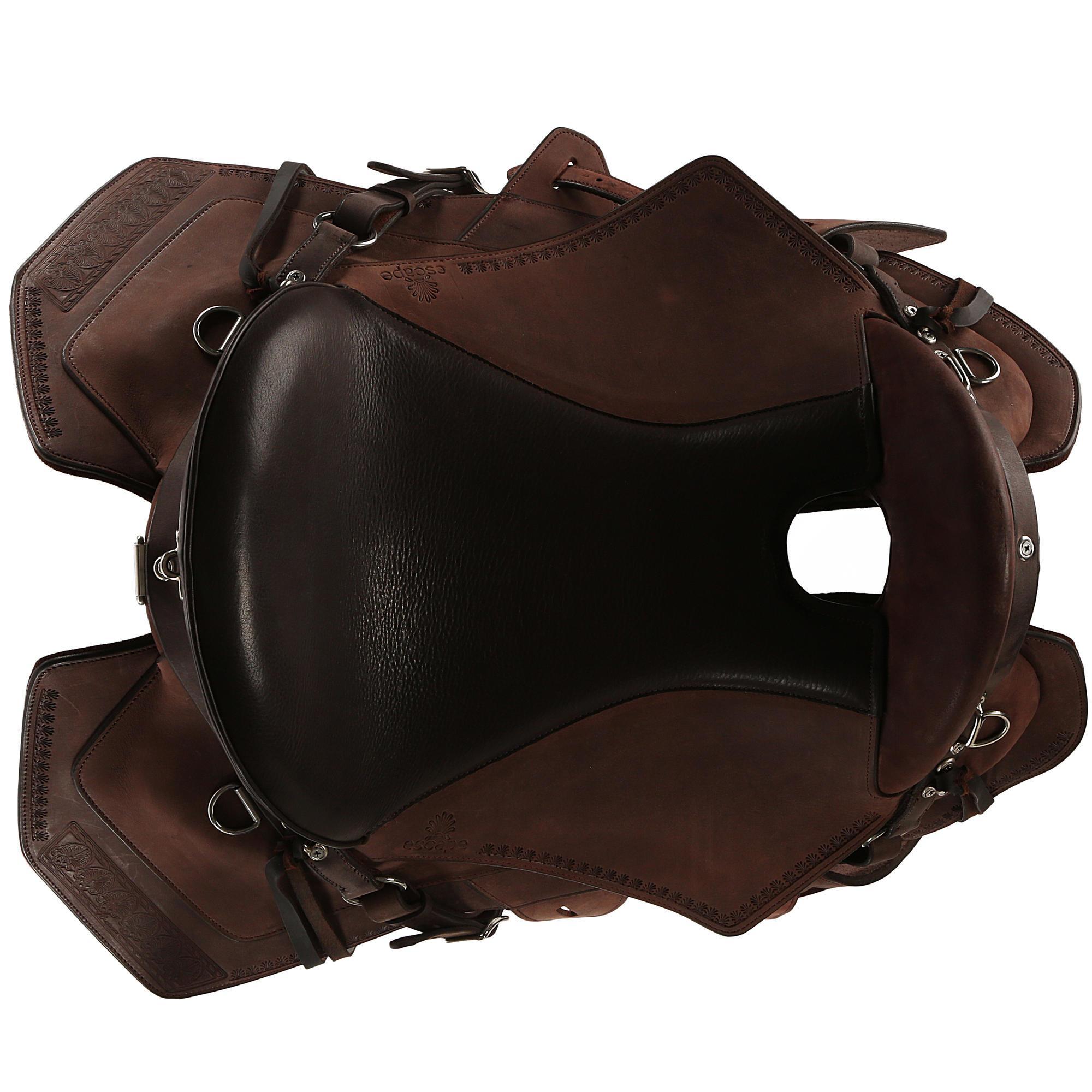 Horse riding saddle - Escape brown