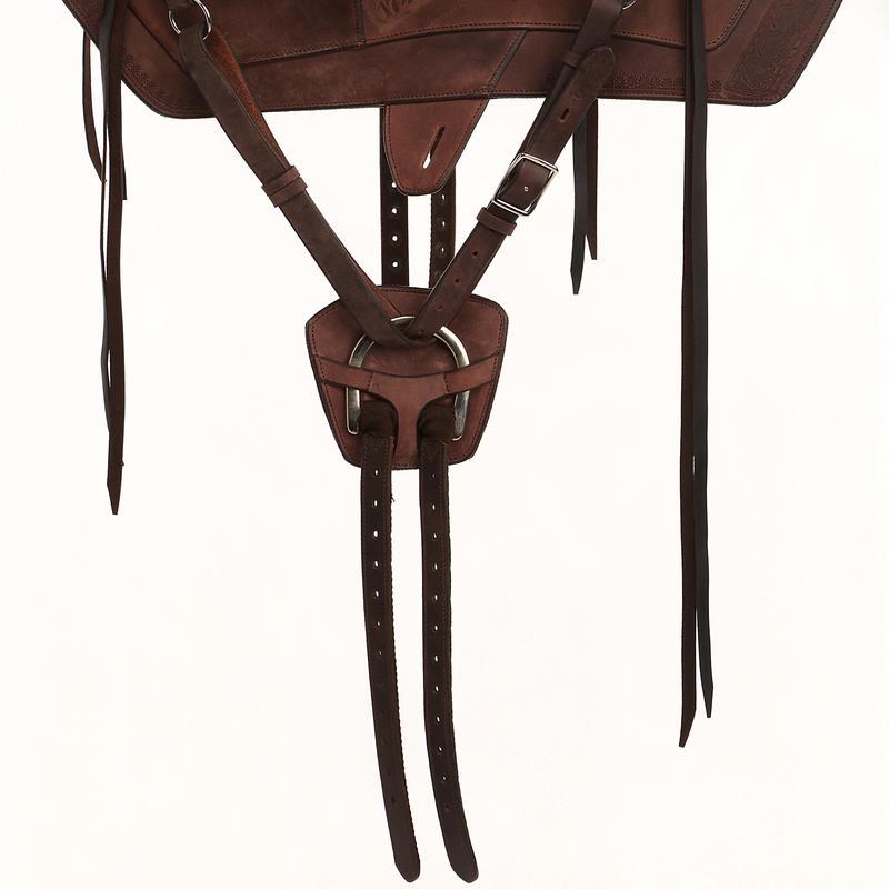 Escape Horse Riding Hacking Saddle for Horse Brown Decathlon