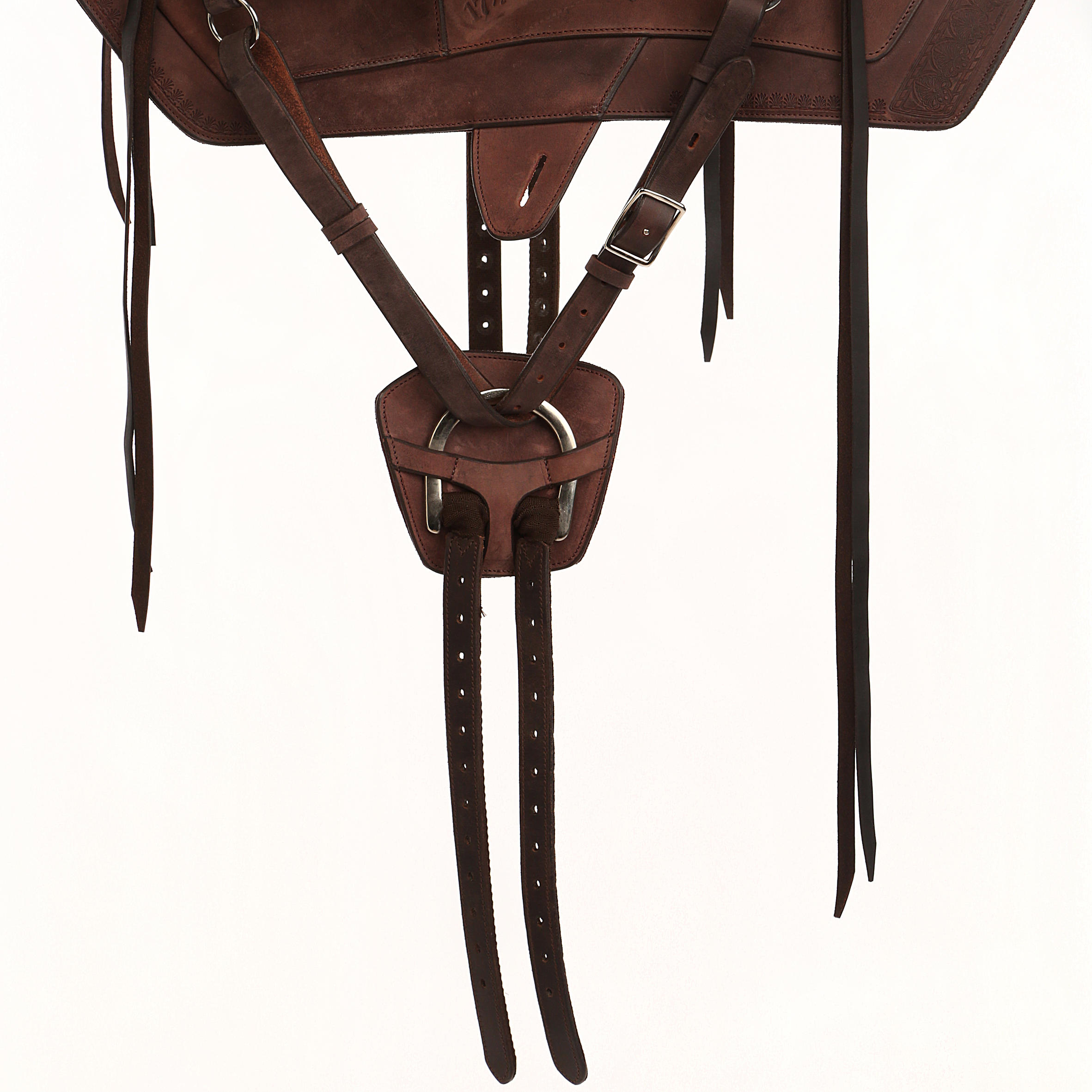 Horse Riding Hacking Saddle for Horse Escape - Brown 10/15