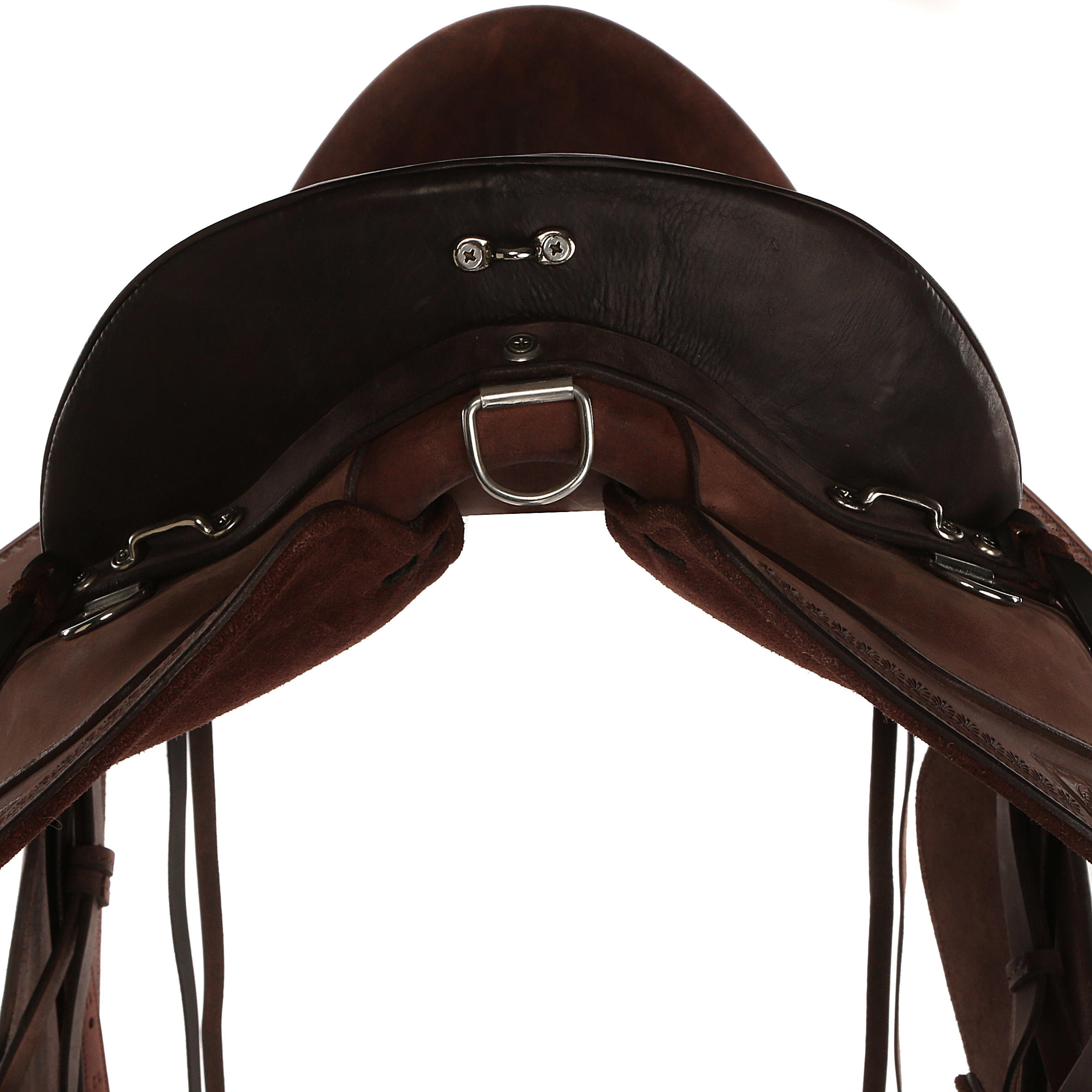 Horse Riding Hacking Saddle for Horse Escape - Brown 13/15