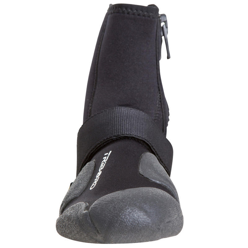4 mm Neoprene Boots Zipped Surf Booties Decathlon