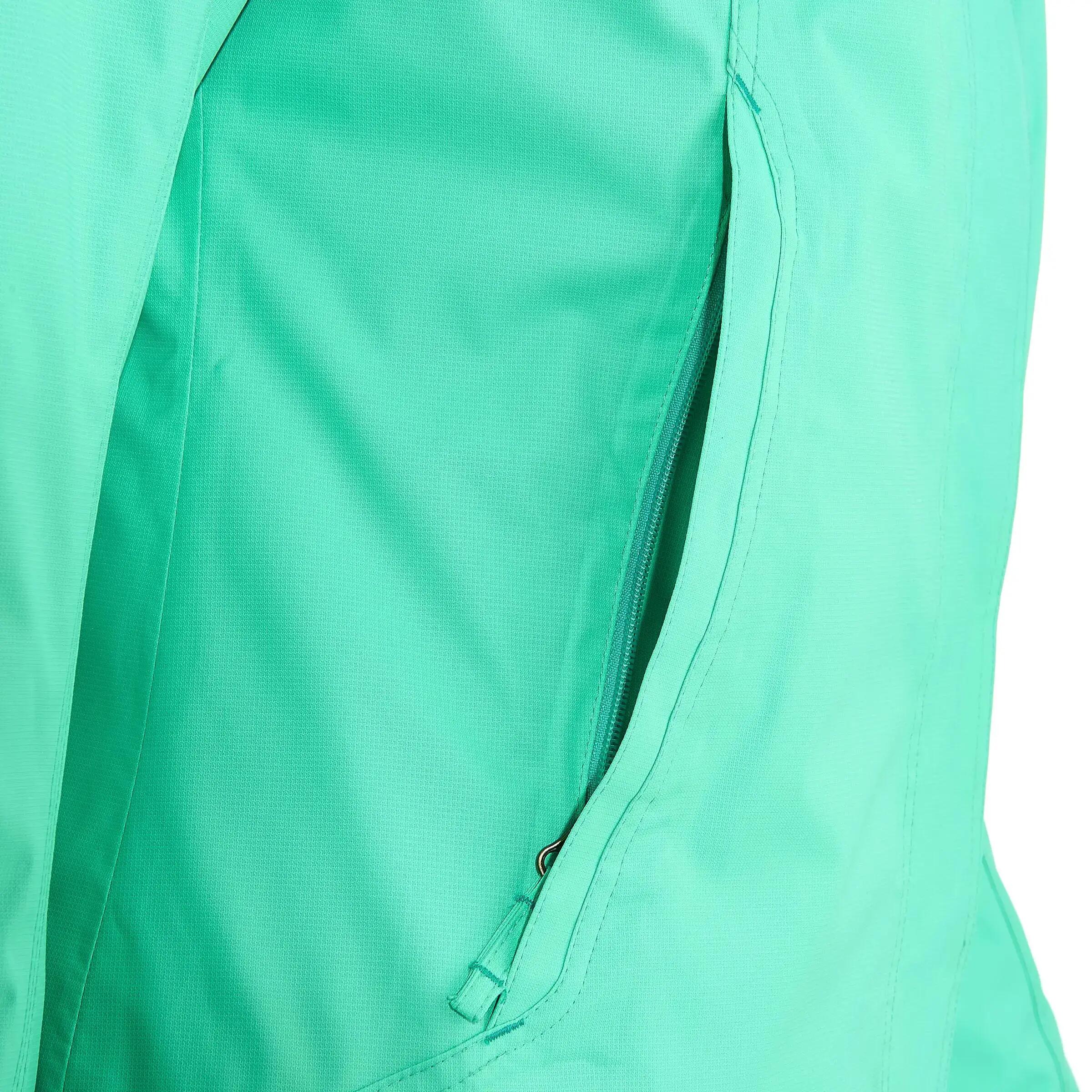 Arpenaz 300 Rain 3-in-1 Women's Hiking Jacket - Electric Green 15/22