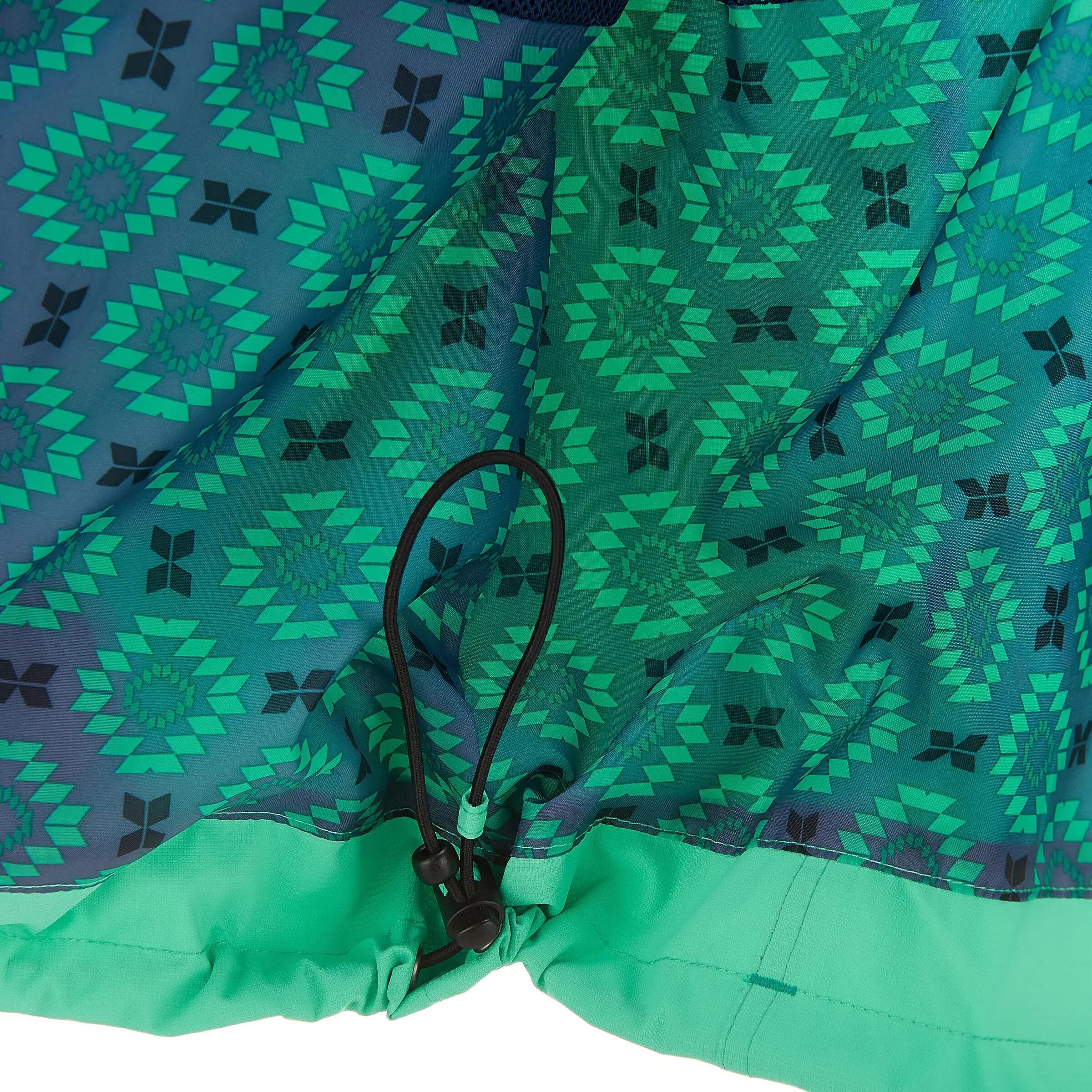 Arpenaz 300 Rain 3-in-1 Women's Hiking Jacket - Electric Green 17/22