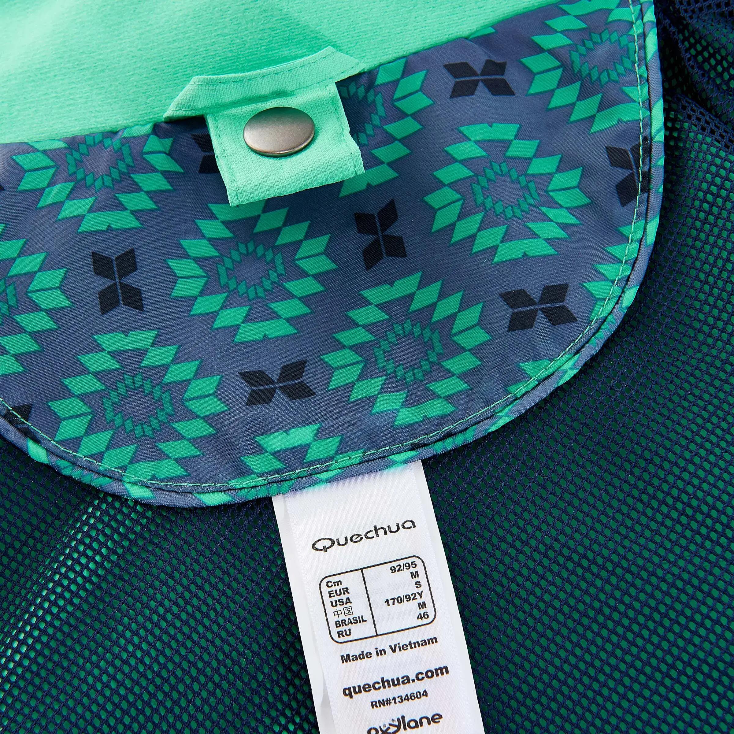Arpenaz 300 Rain 3-in-1 Women's Hiking Jacket - Electric Green 19/22