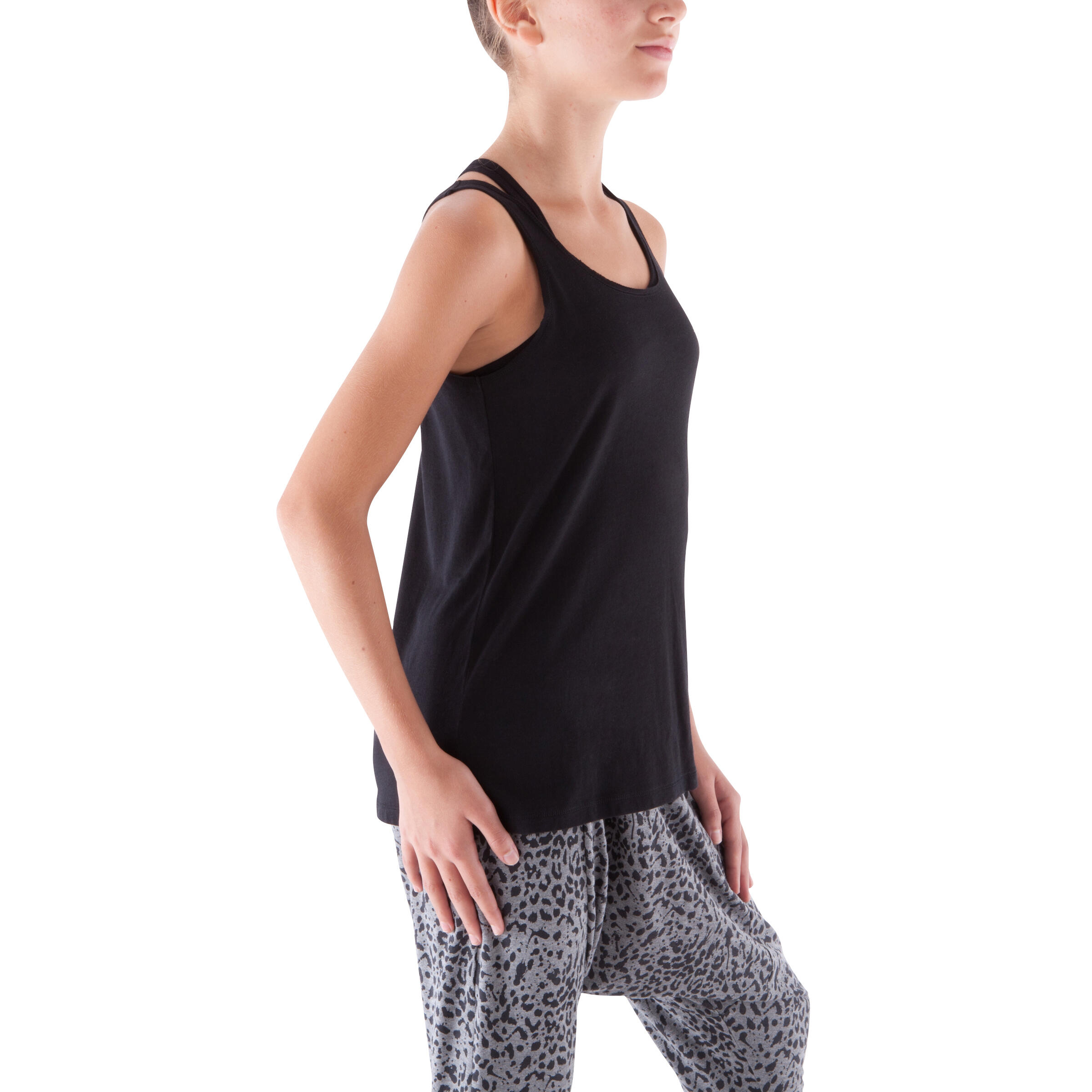 Girls' Dance Tank Top - Black 3/13