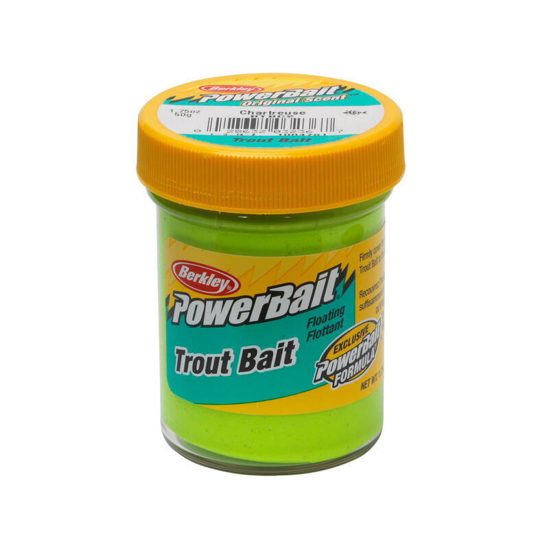 Forellenteig Powerbait grüngelb