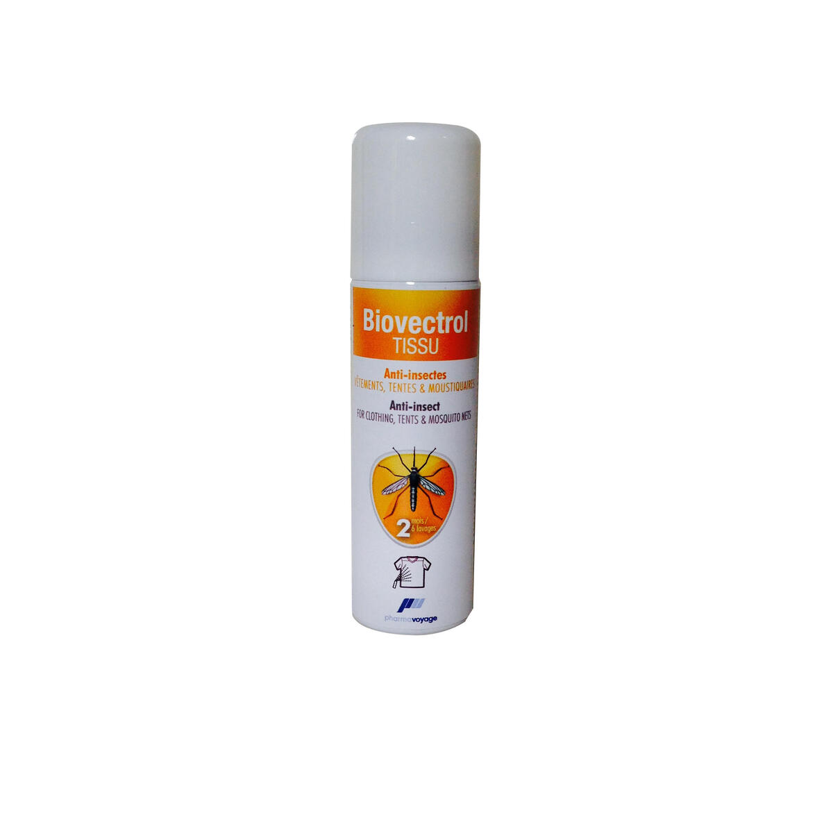 Spray pour imprégnation tissu à base de permethrine - Biovectrol -  100 ml
