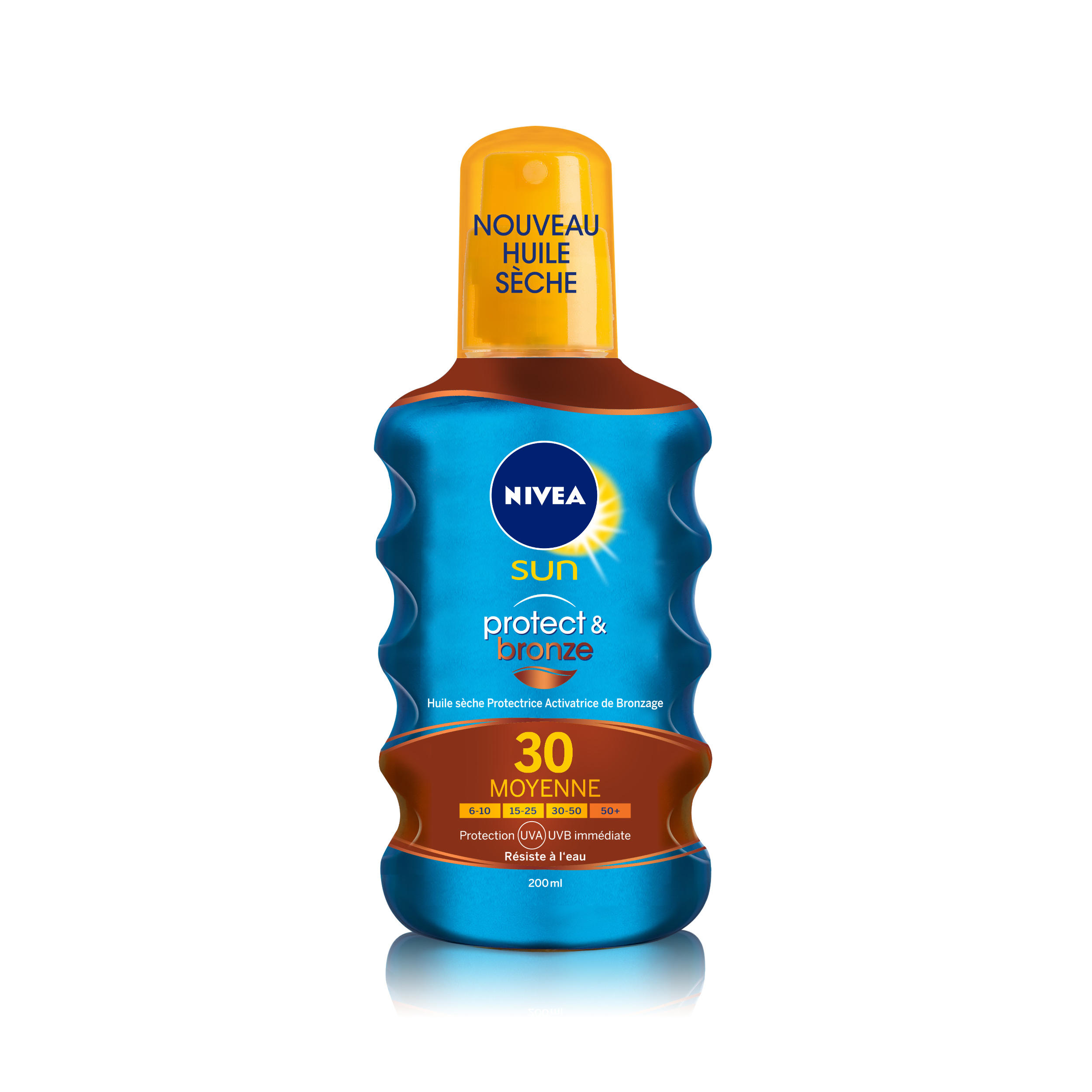 NIVEA Spray Protect&Bronze Dry Oil Sunscreen SPF 30 200ml