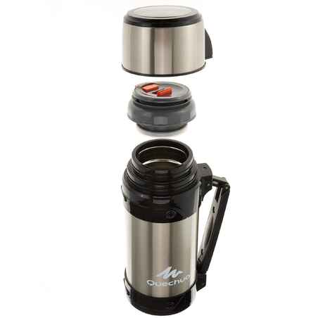 Insulated Stainless Steel Flask - Grey (1.5L)