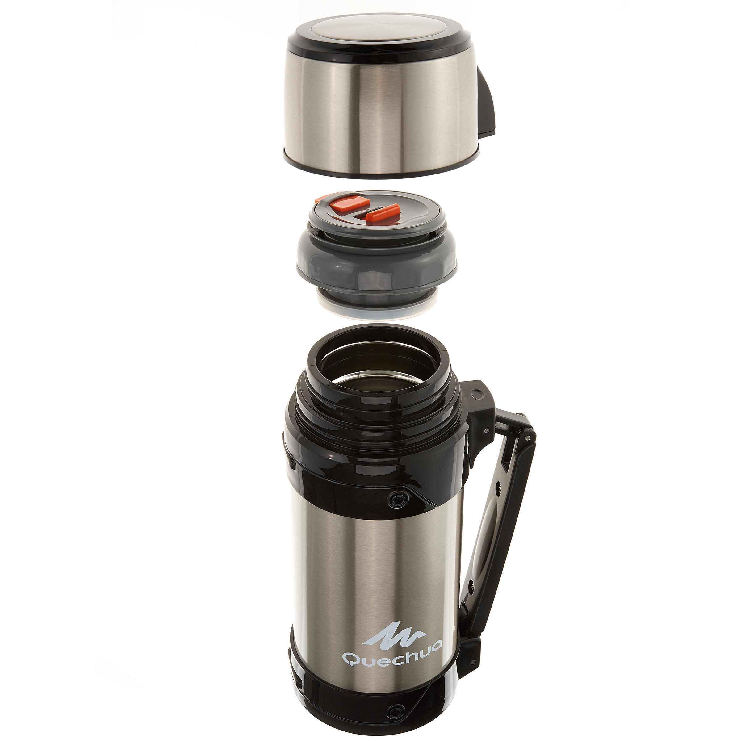 1.5 L stainless steel insulated flask with cup for hiking 2/7