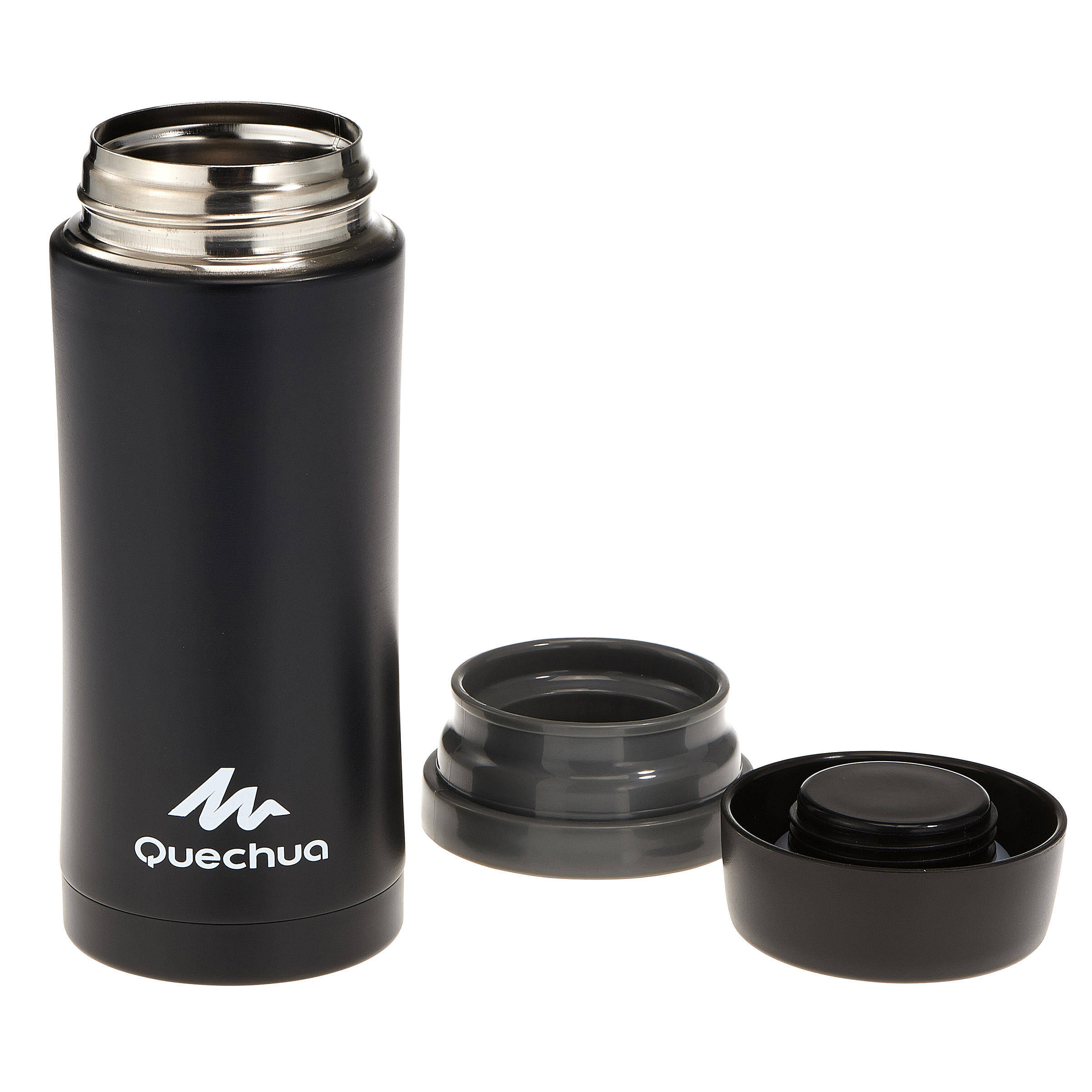 Hiking Isothermal Stainless Steel Mug - 0.35L - Black -  5