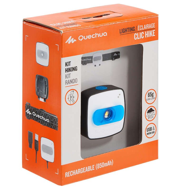 QUECHUA Clic Hike 60 L Hiking Lighting Kit Blue Decathlon