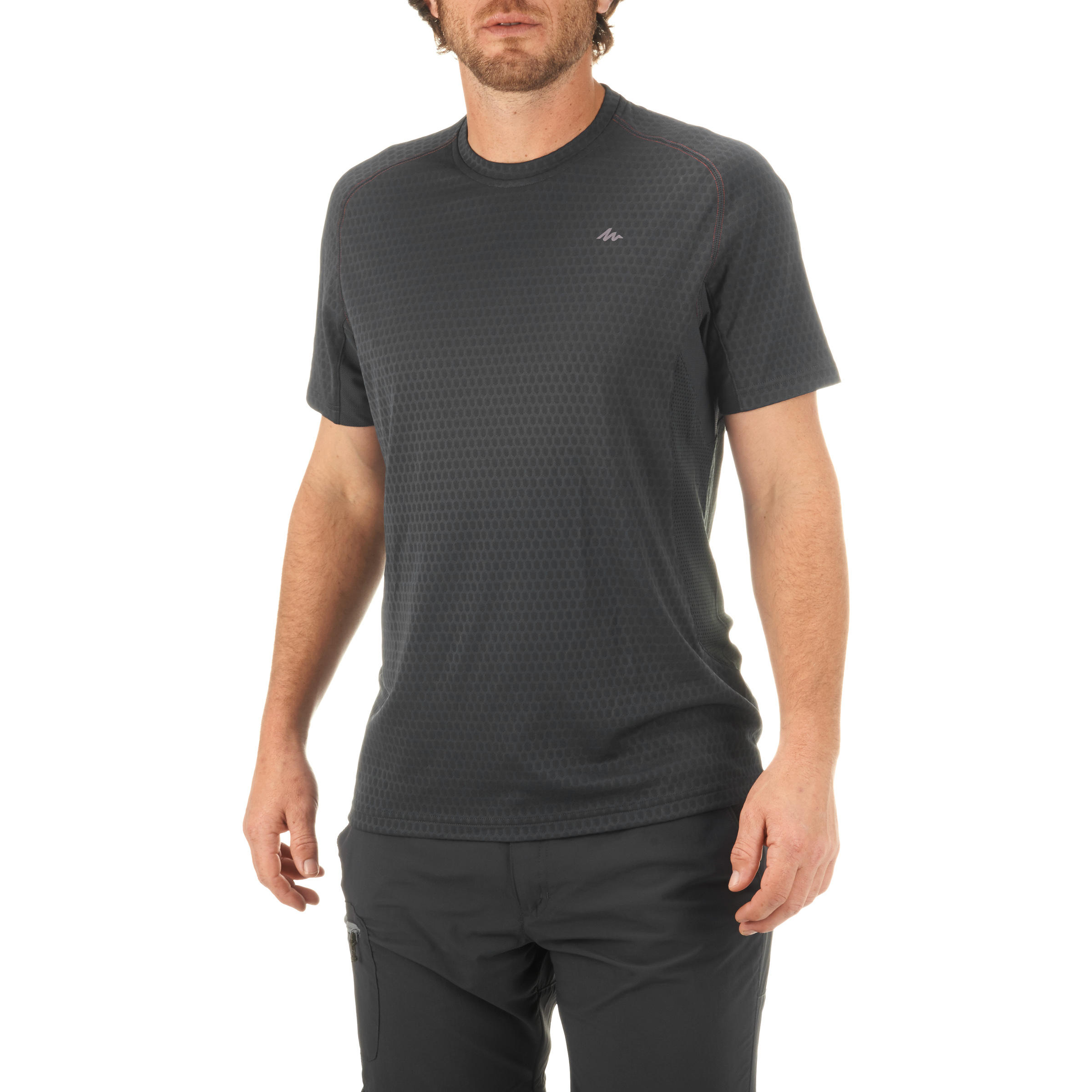 Tech Freeze 500 Men's Short Sleeve Hiking T-shirt - Grey 2/11