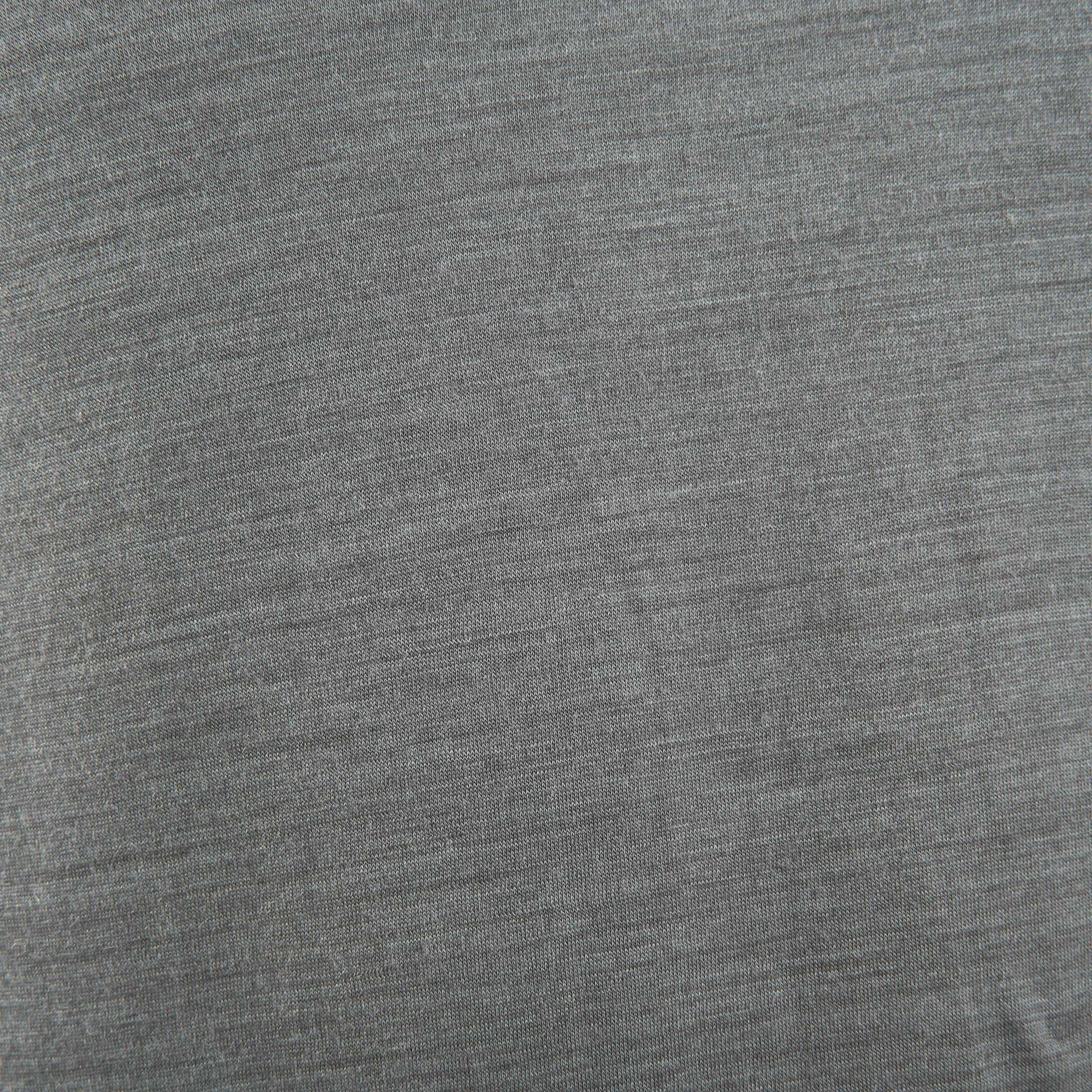 Short Sleeved Trekking Techwool 155 Man’s T-shirt - Grey 8/10