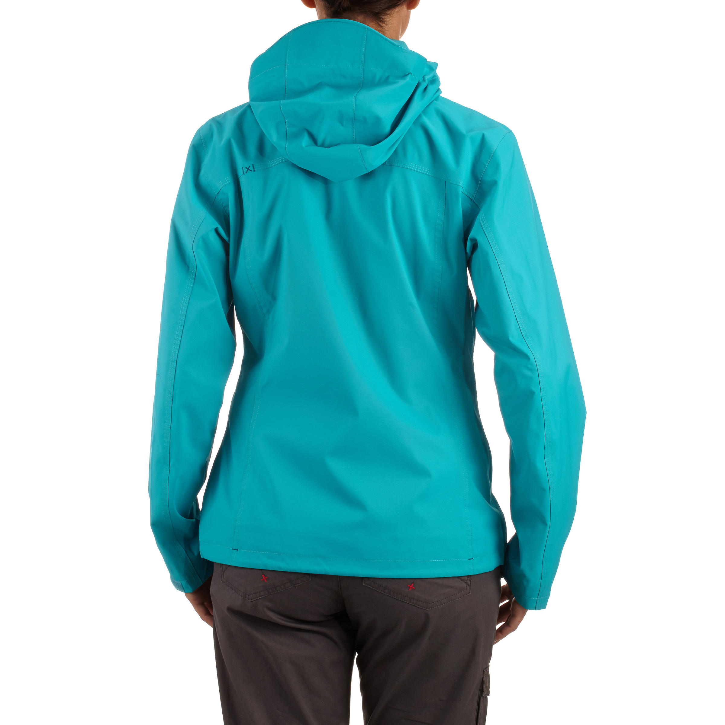 Arpenaz 300 women's waterproof walking rain jacket - blue 5/13