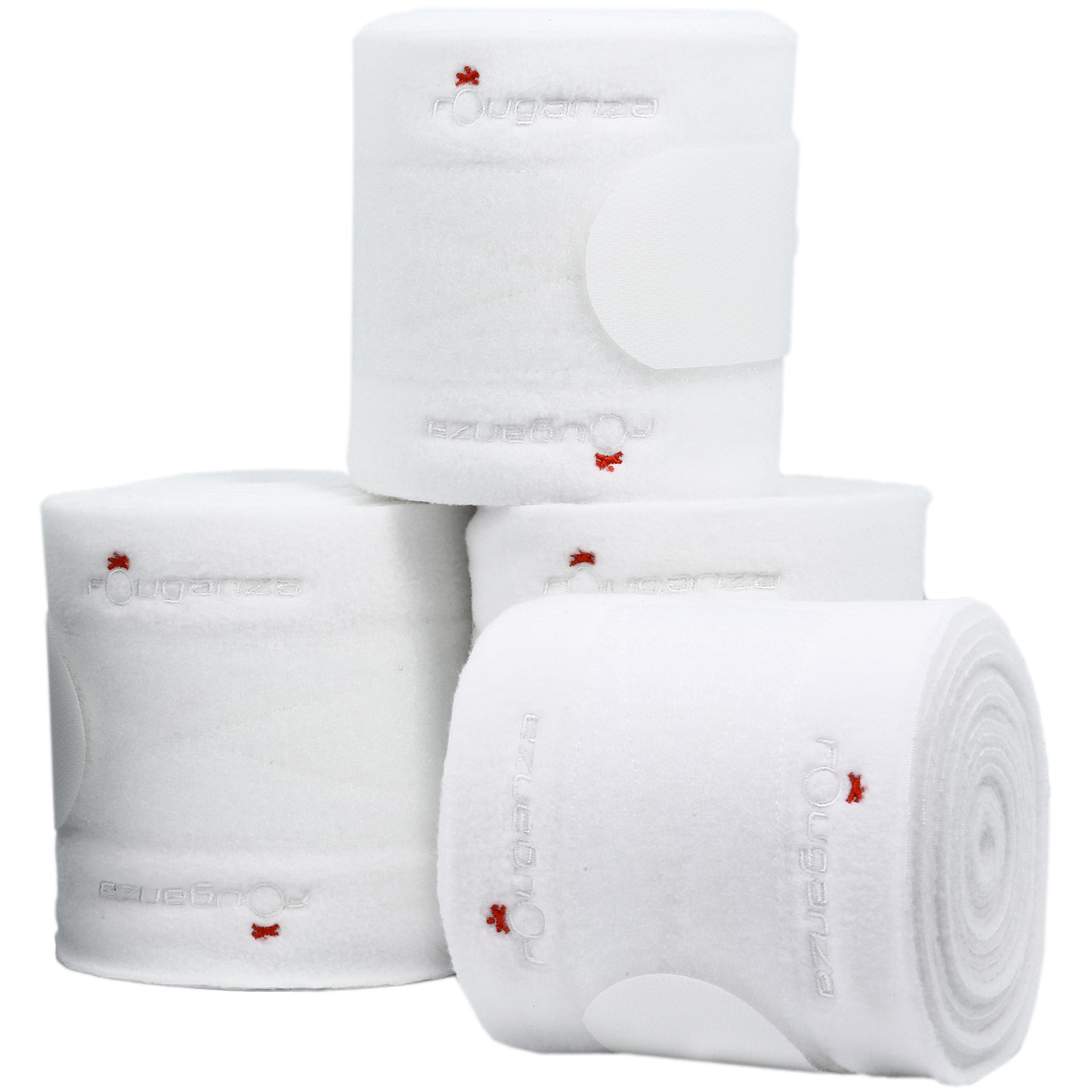 Horse Riding Horse or Pony Polo Bandages 4 x 3 m - White 1/6