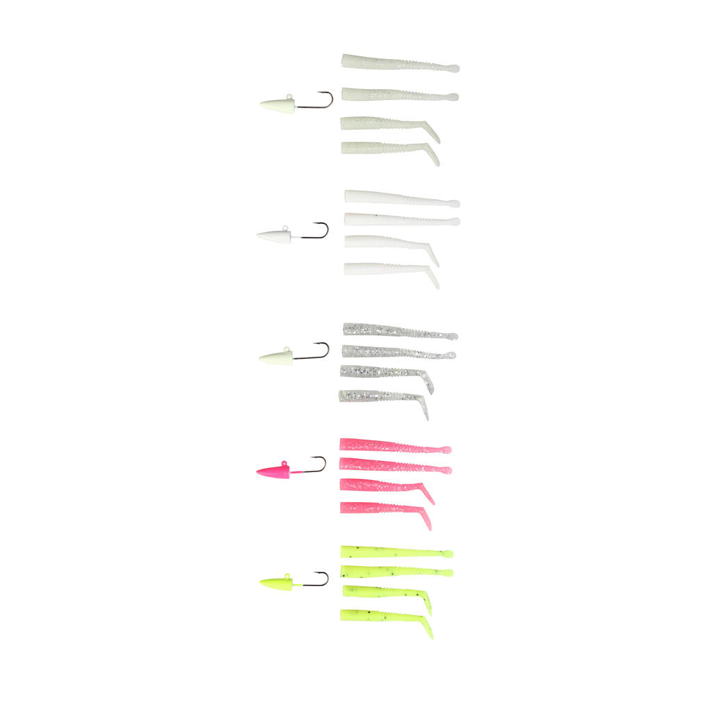 Mini Ssandeel Kit X25 Sea Fishing Soft Lures