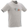 Wander-T-Shirt TechTIL 100 Herren, grau meliert