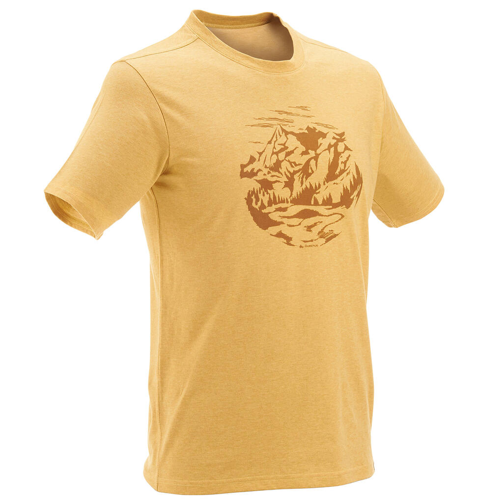 TechTIL 100 Short-Sleeved Hiking T-Shirt - Yellow