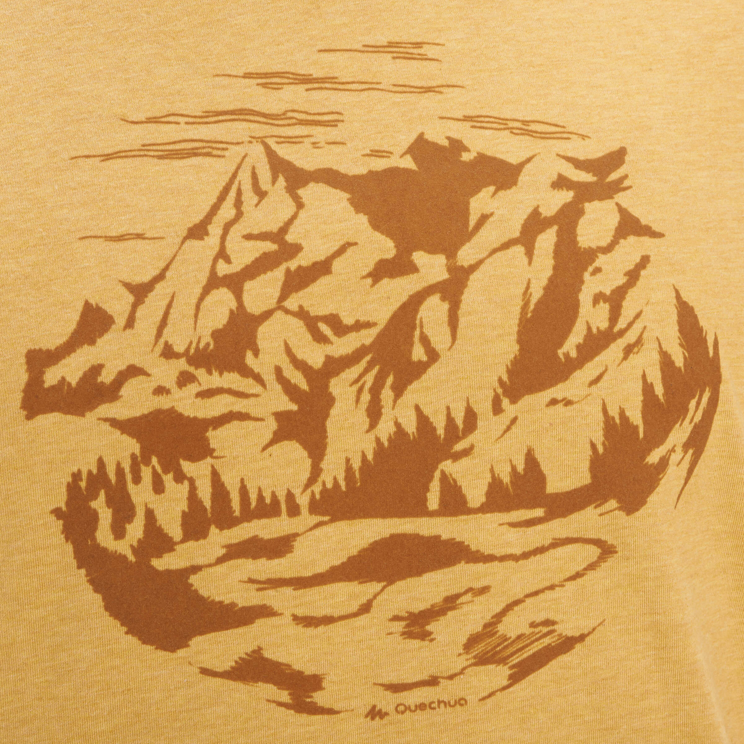 TechTIL 100 Short-Sleeved Hiking T-Shirt - Yellow 3/11