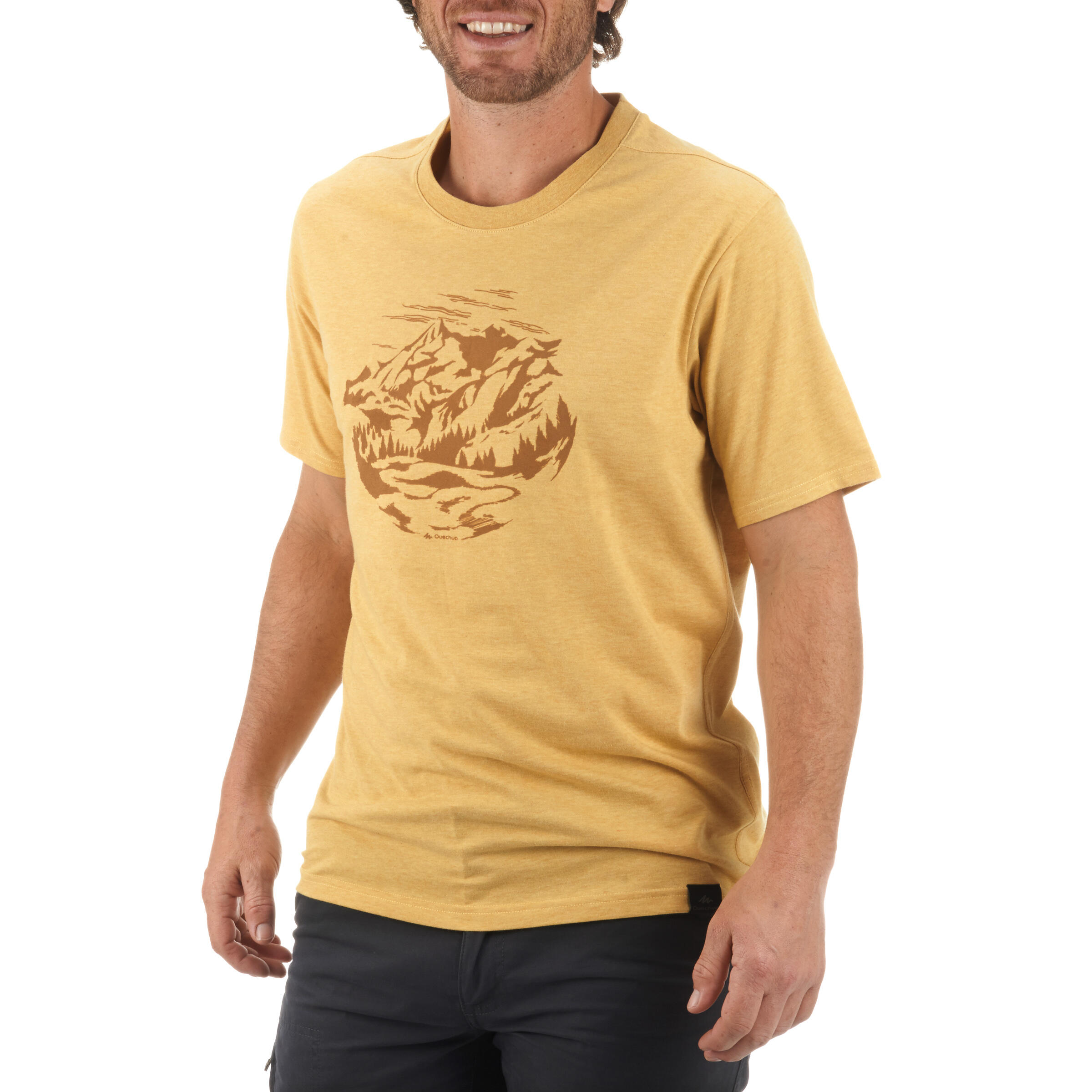 TechTIL 100 Short-Sleeved Hiking T-Shirt - Yellow 8/11