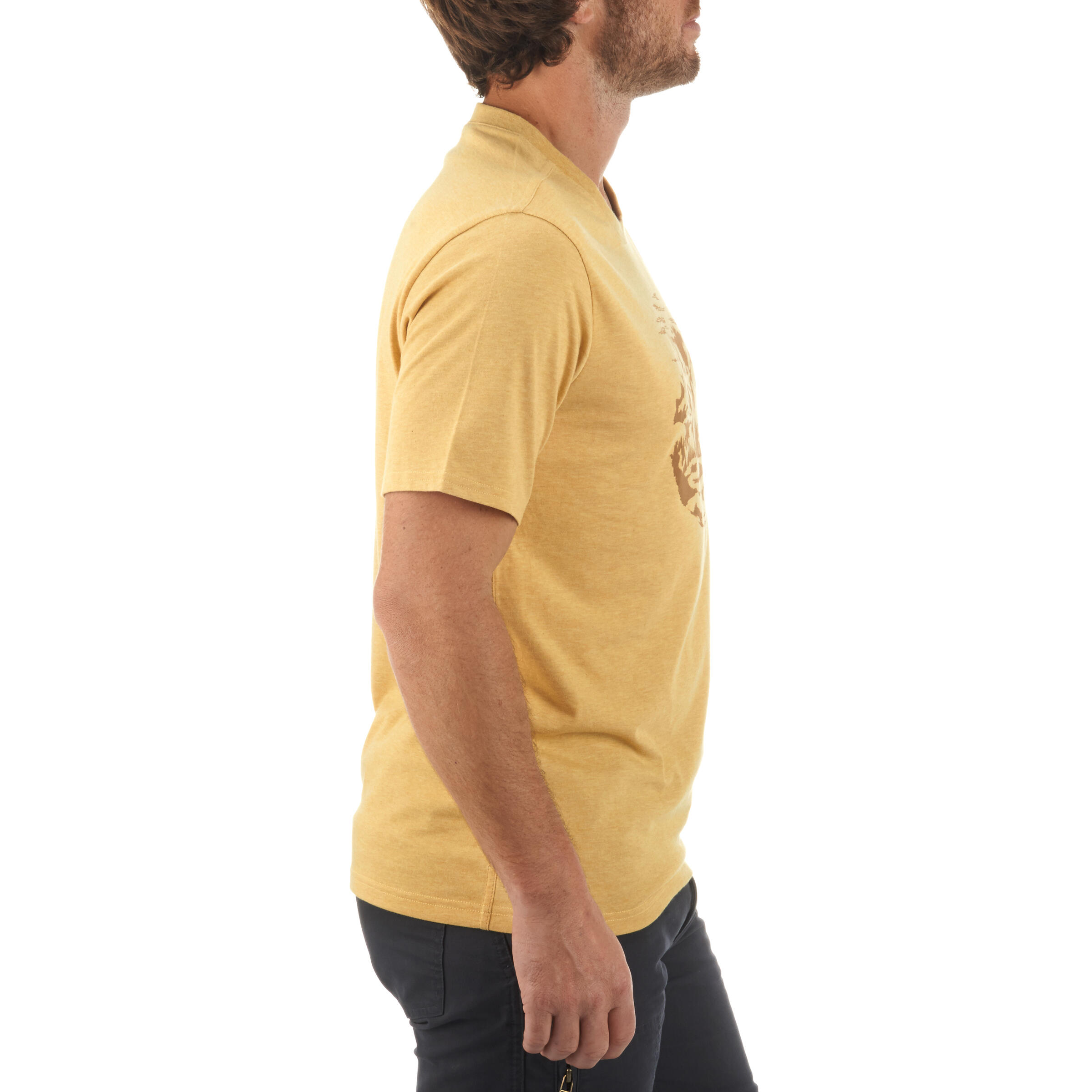 TechTIL 100 Short-Sleeved Hiking T-Shirt - Yellow 10/11