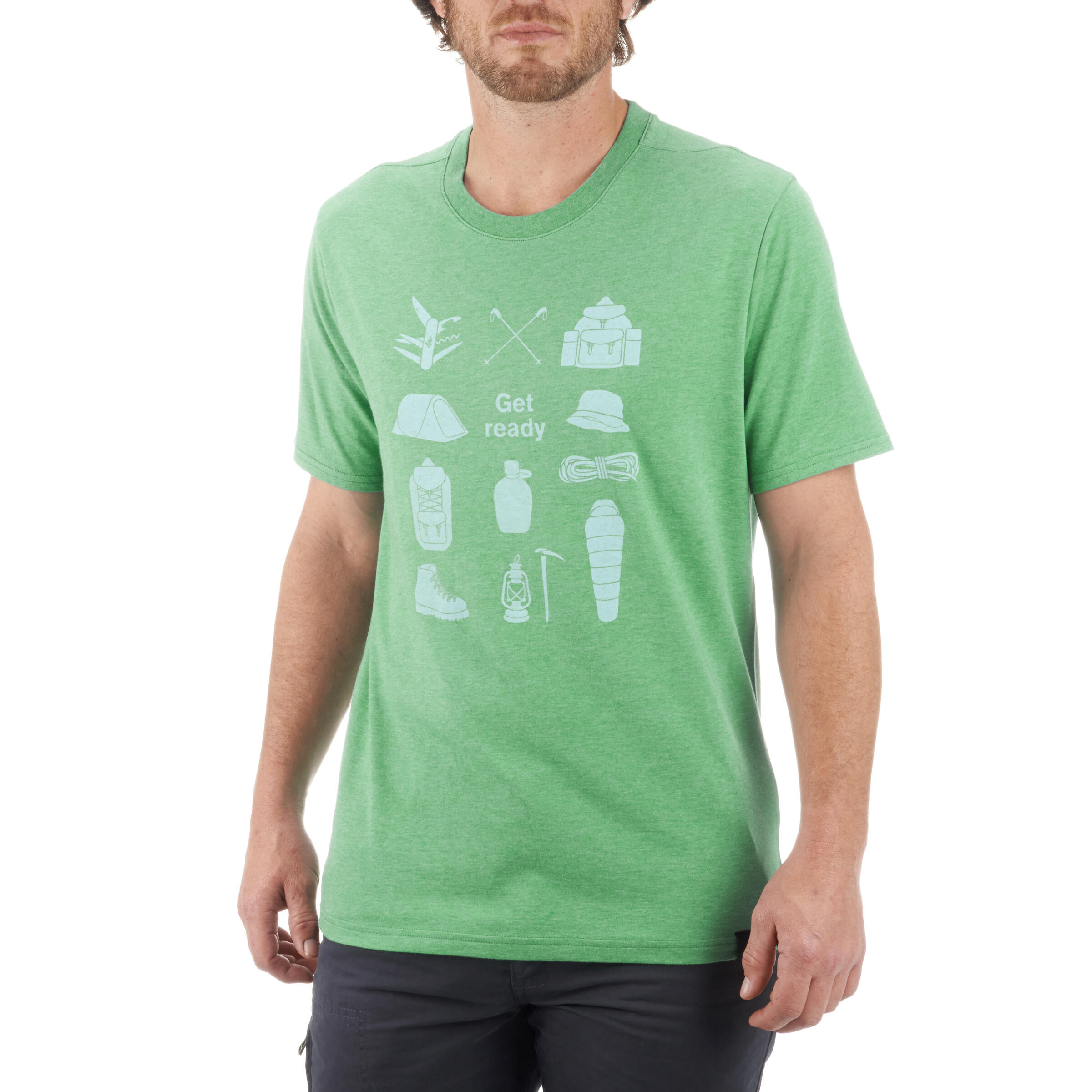 TechTIL 100 Short-Sleeved Hiking T-Shirt - Green 7/10