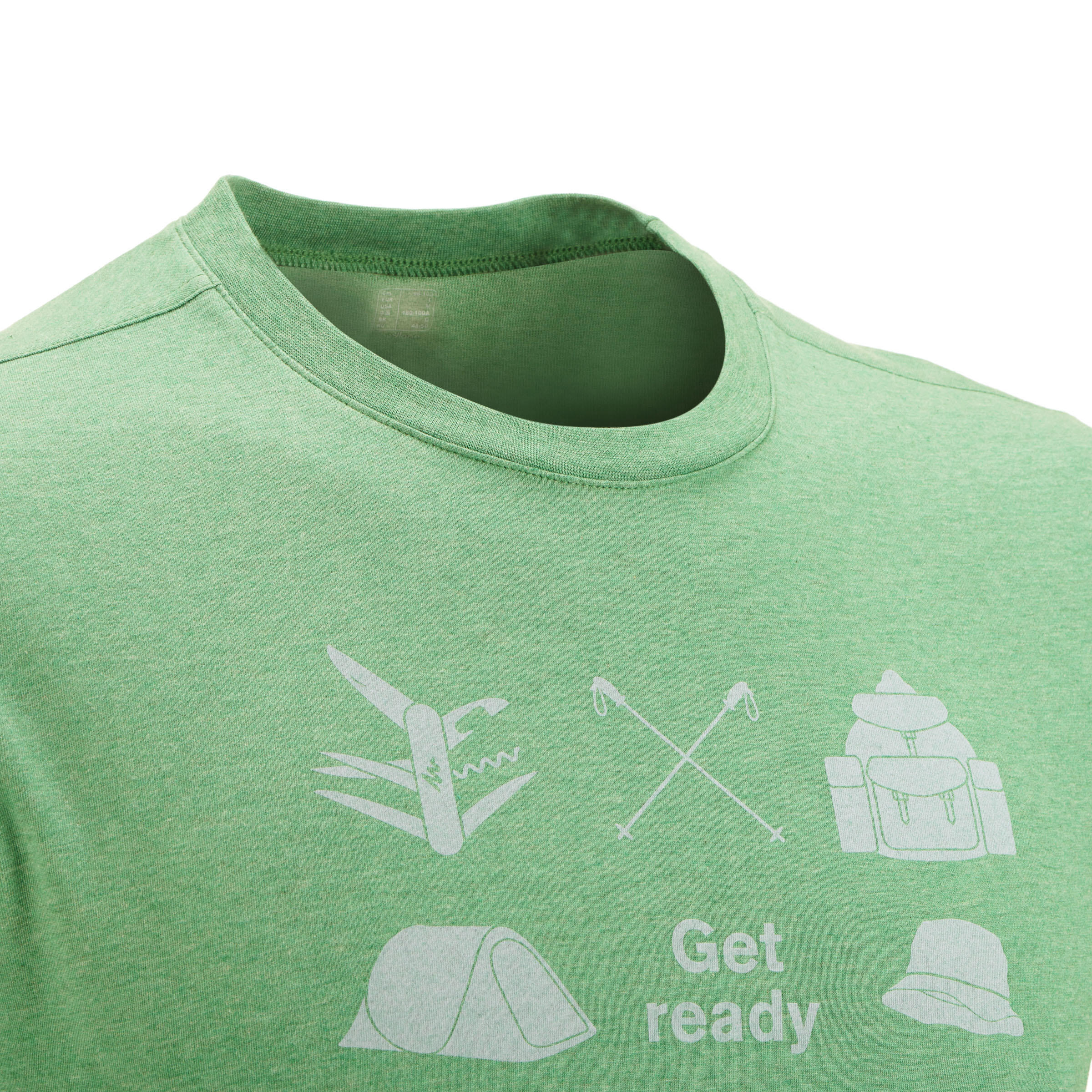 TechTIL 100 Short-Sleeved Hiking T-Shirt - Green 2/10