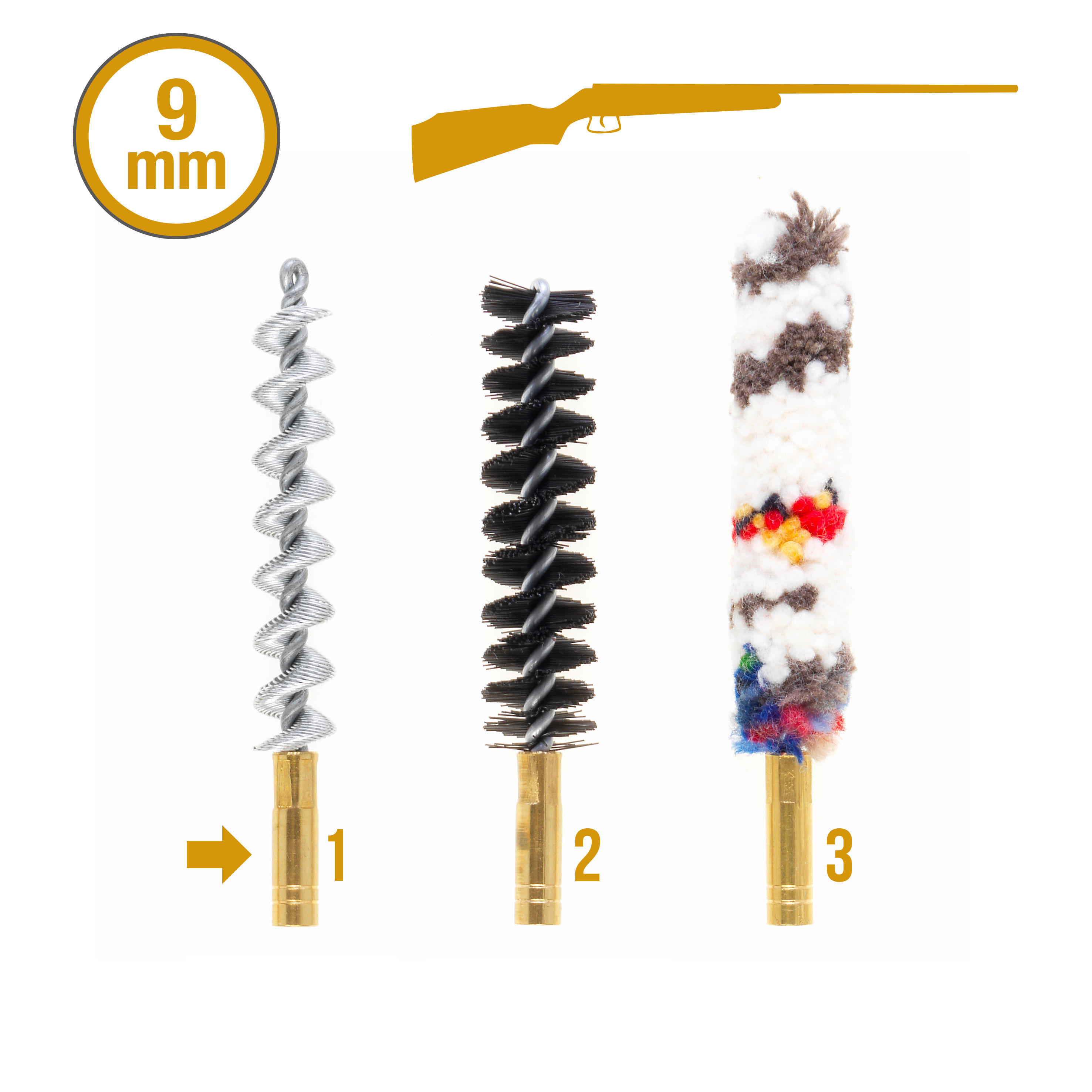 Small Bore Cleaning Kit 3/5