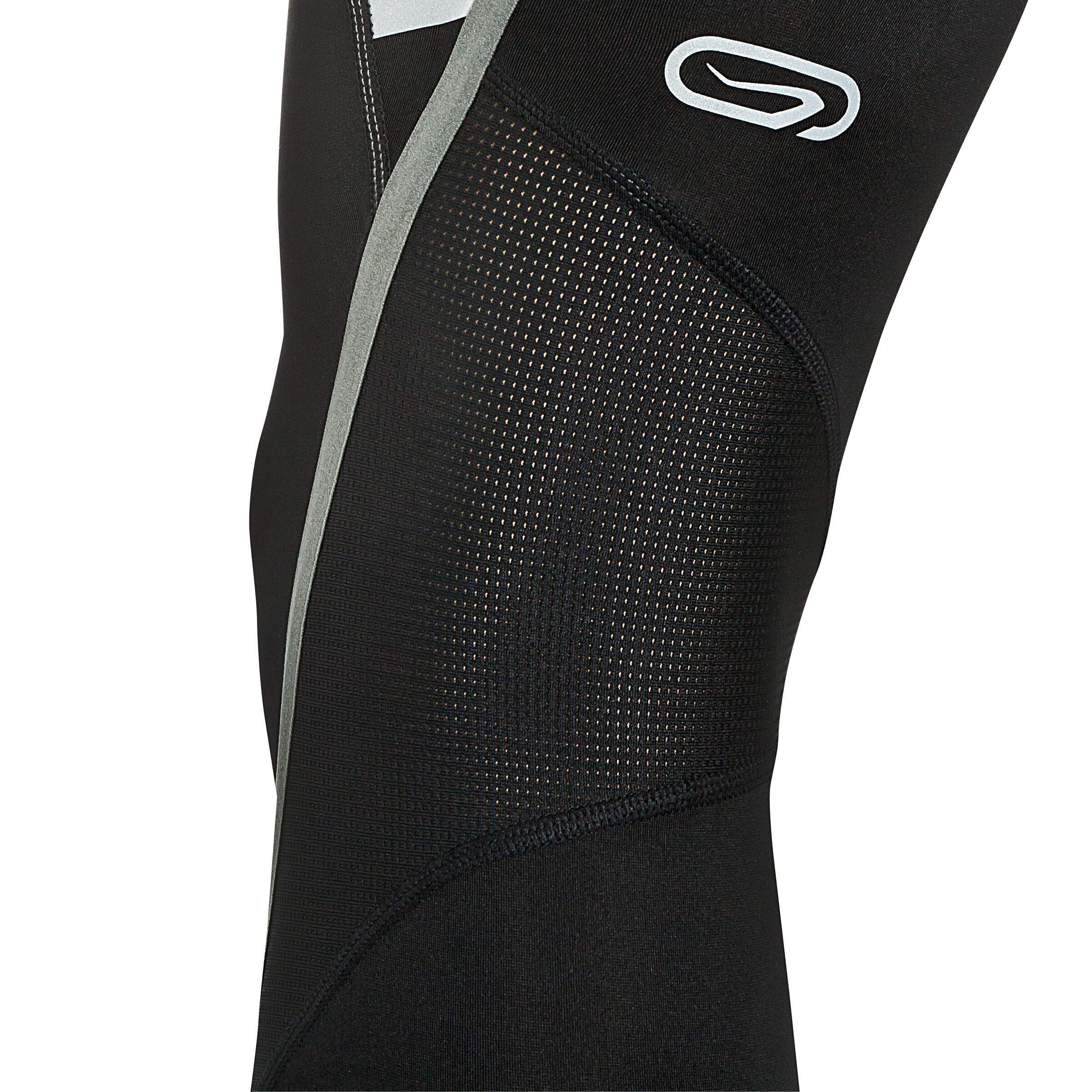 Men's Kiprun Running ¾ Tights - black grey 2/3