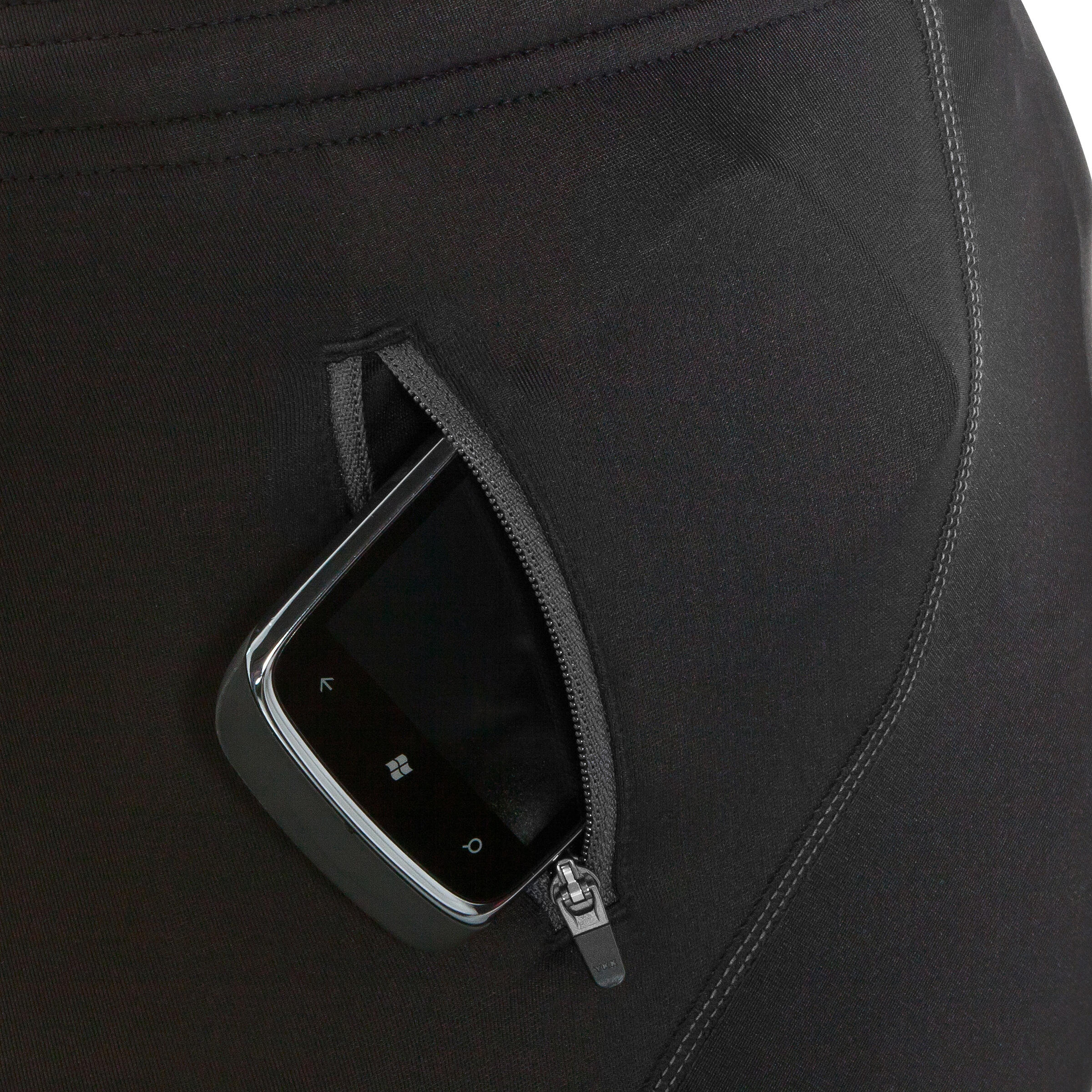 Men's Kiprun Running ¾ Tights - black grey 3/3