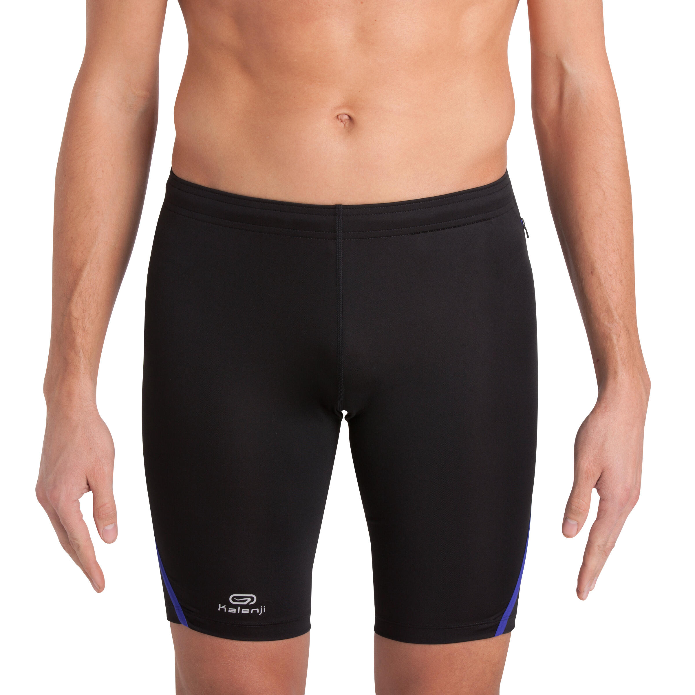 Kiprun Men's Tight Running Shorts - black blue 2/14